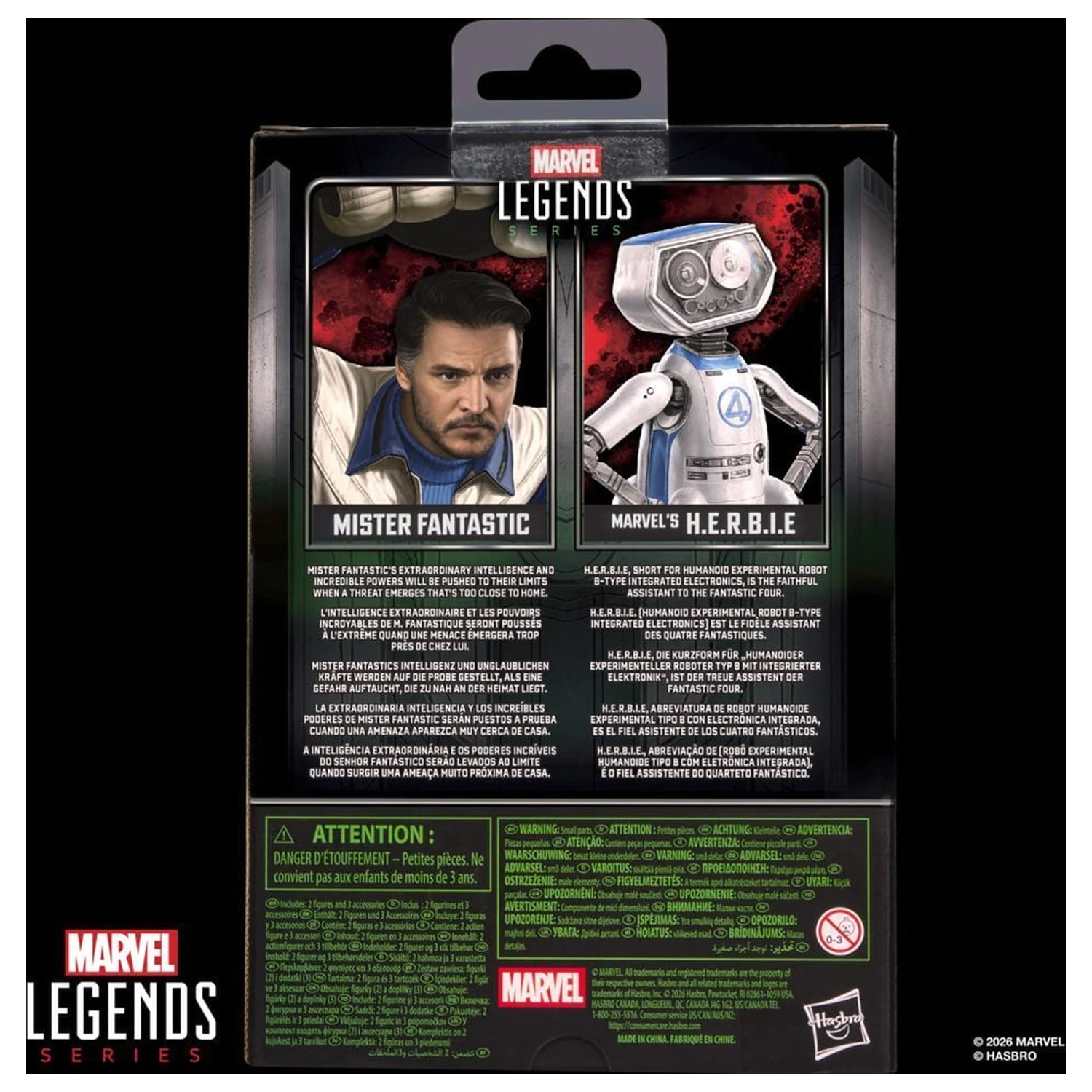 Marvel Legends Series Avengers Doomsday Mister Fantastic and Marvels H.E.R.B.I.E. figurka 15cm fotografii produktu