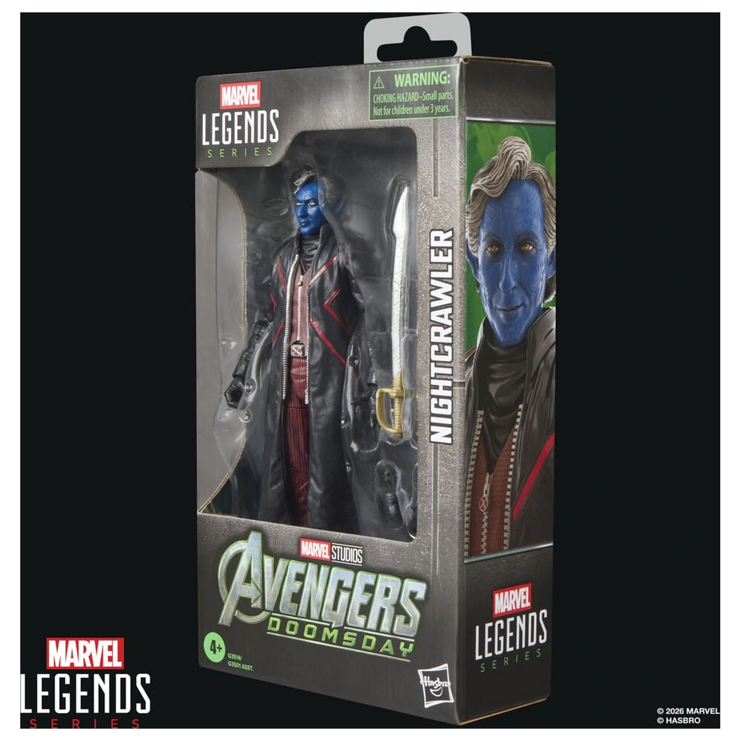 Marvel Legends Series Avengers Doomsday Nightcrawler figurka 15 cm fotografii produktu