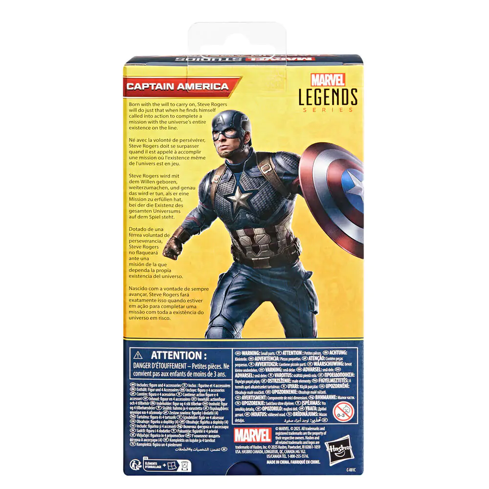 Marvel Legends Series Avengers: Endgame Captain America figurka 15 cm fotografii produktu