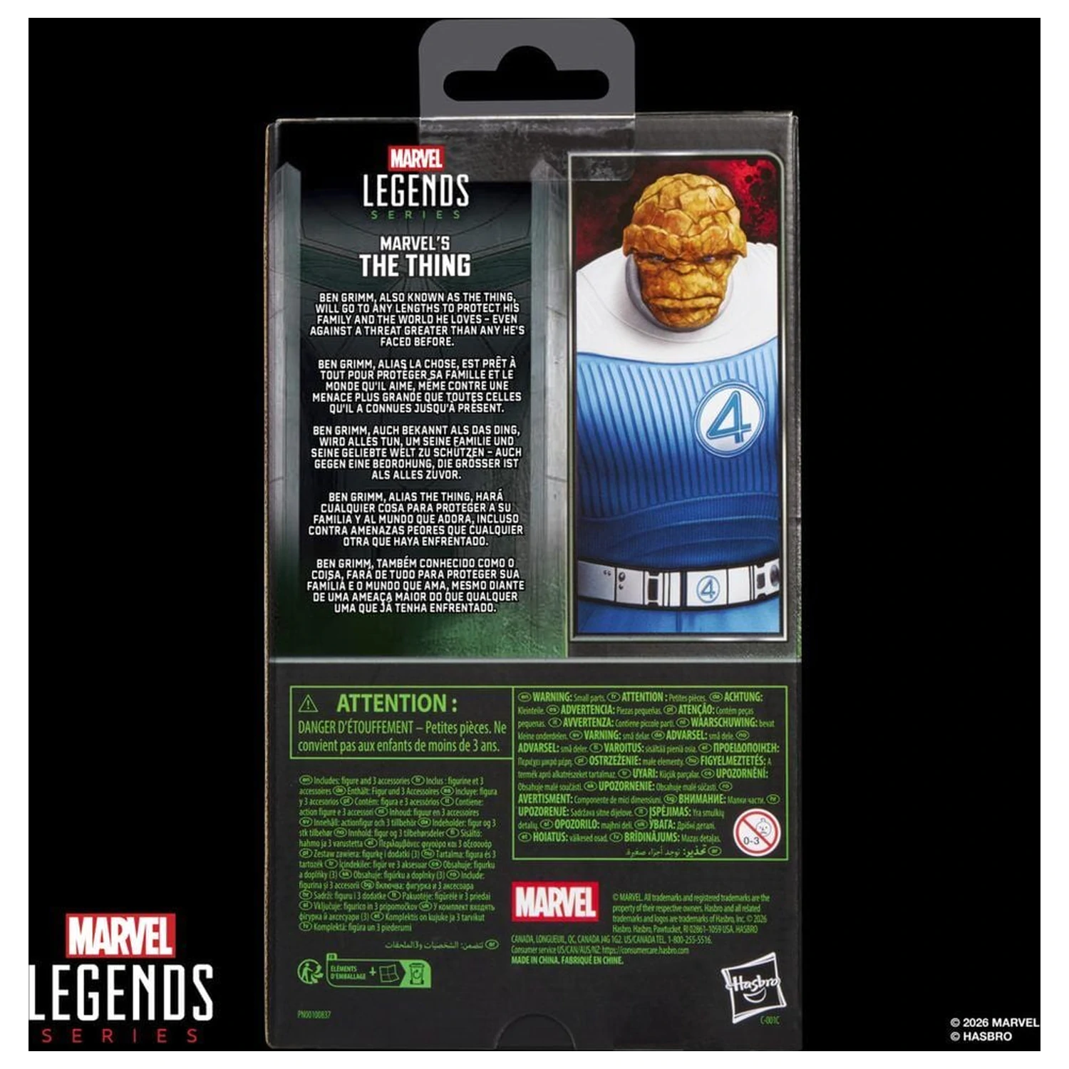 Marvel Legends Series Avengers Doomsday The Thing figurka 15 cm fotografii produktu