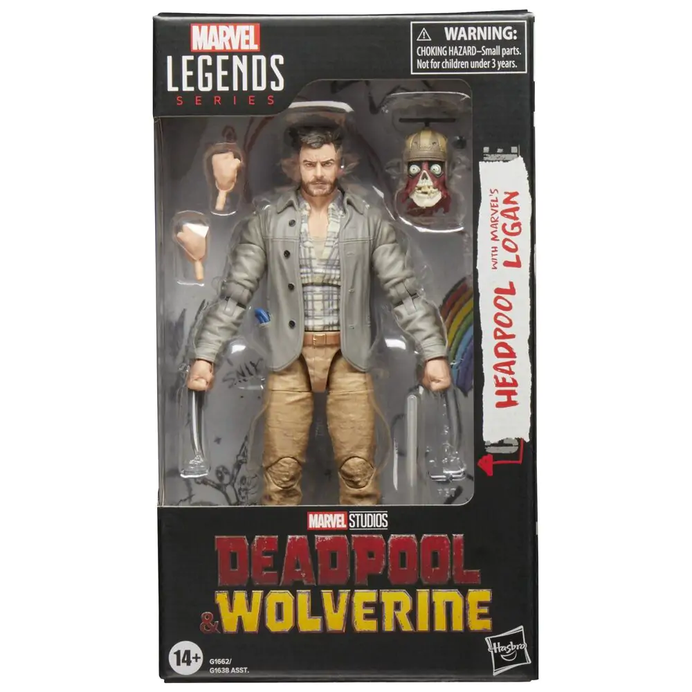 Marvel Legends Series Deadpool & Wolverine - Headpool s figurkou Marvels Logan 15 cm fotografii produktu