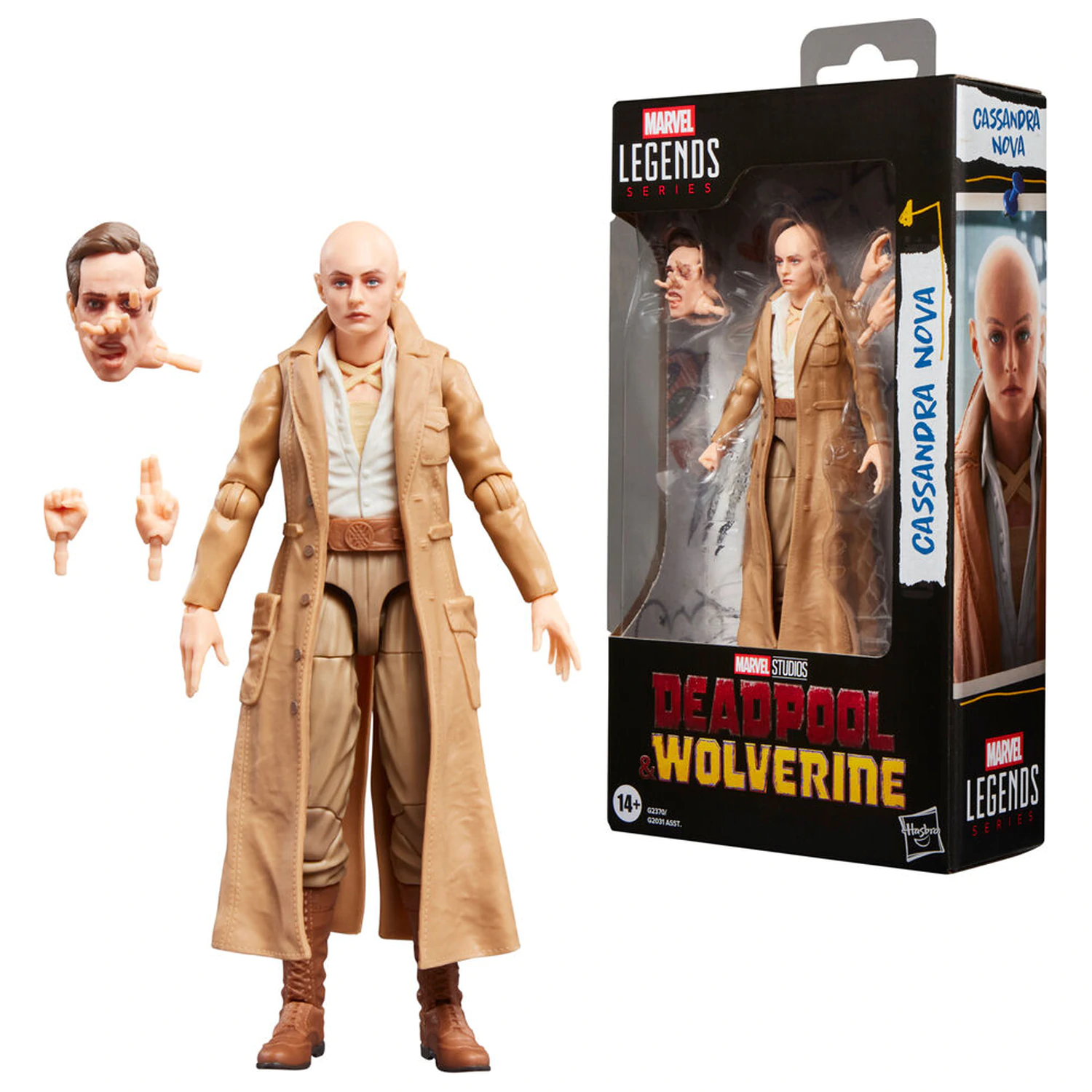 Marvel Legends Series Deadpool & Wolverine Cassandra Nova figurka 15cm fotografii produktu