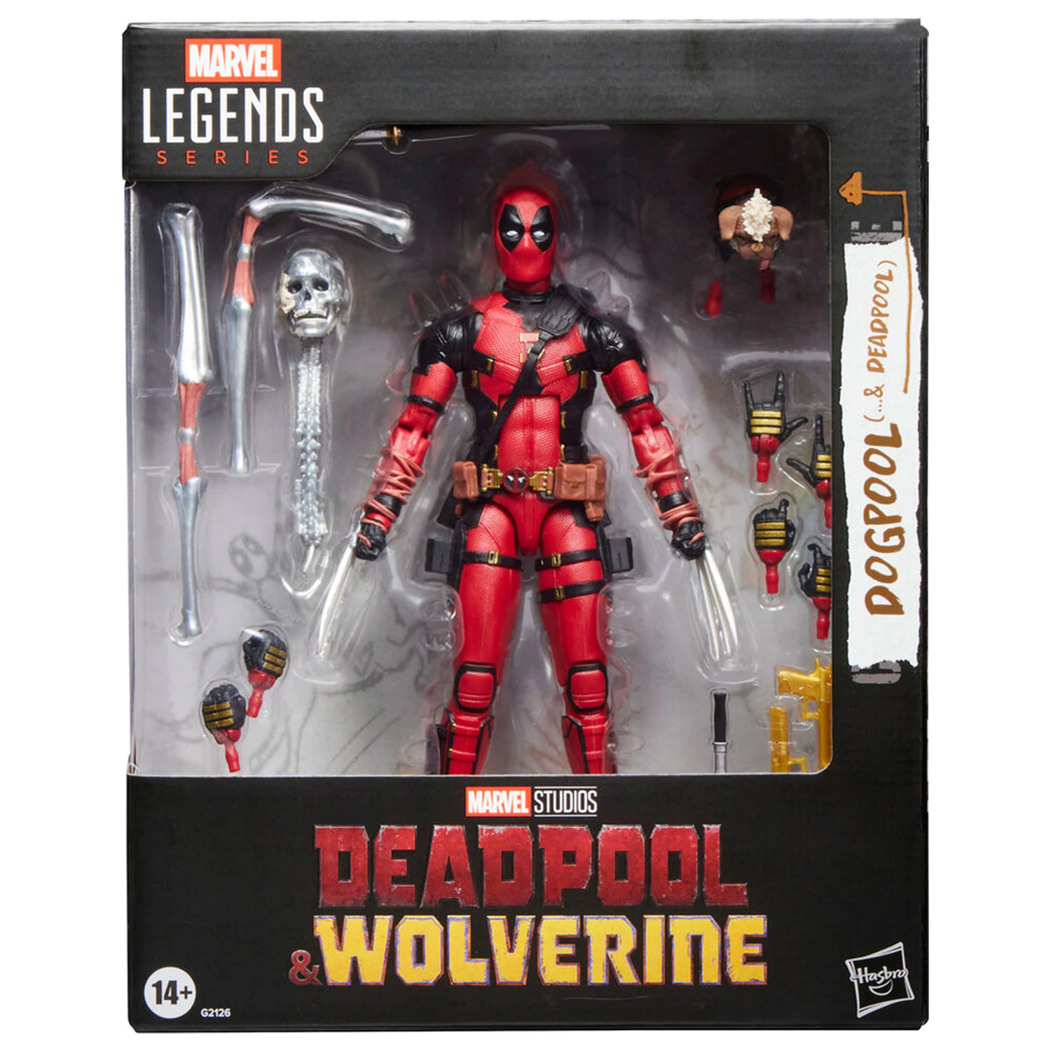 Marvel Legends Series Deadpool & Wolverine Dogpool & Deadpool figurka 15cm fotografii produktu