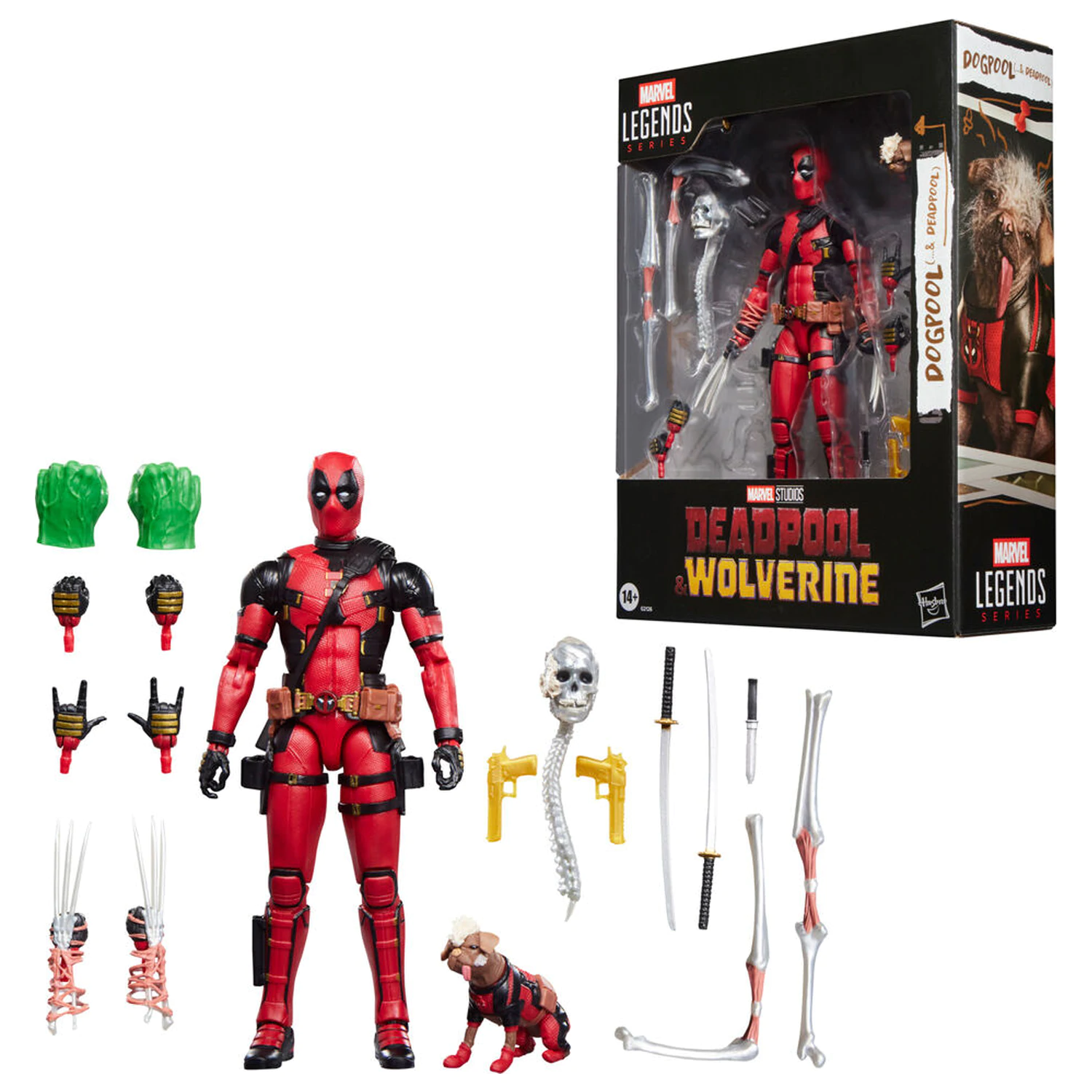 Marvel Legends Series Deadpool & Wolverine Dogpool & Deadpool figurka 15cm fotografii produktu