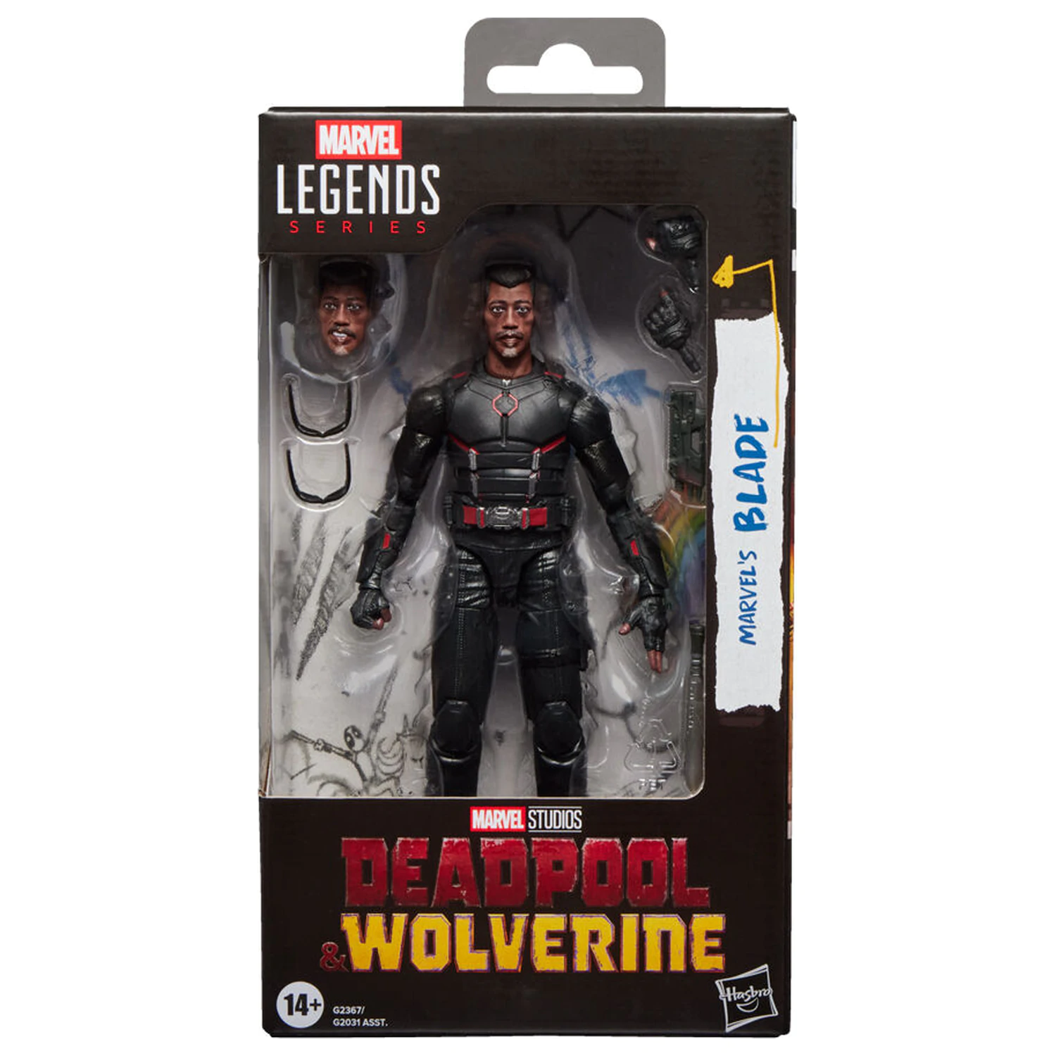 Marvel Legends Series Deadpool a Wolverine figurka Marvel's Blade 15 cm fotografii produktu