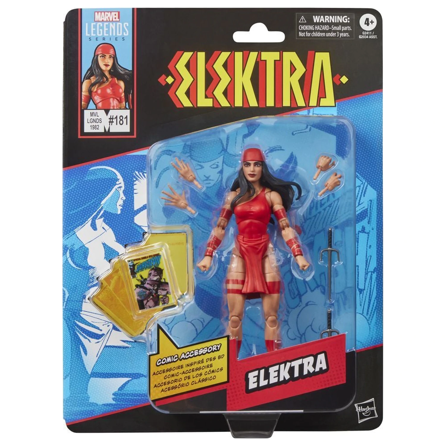 Marvel Legends Series figurka Elektra 15cm fotografii produktu