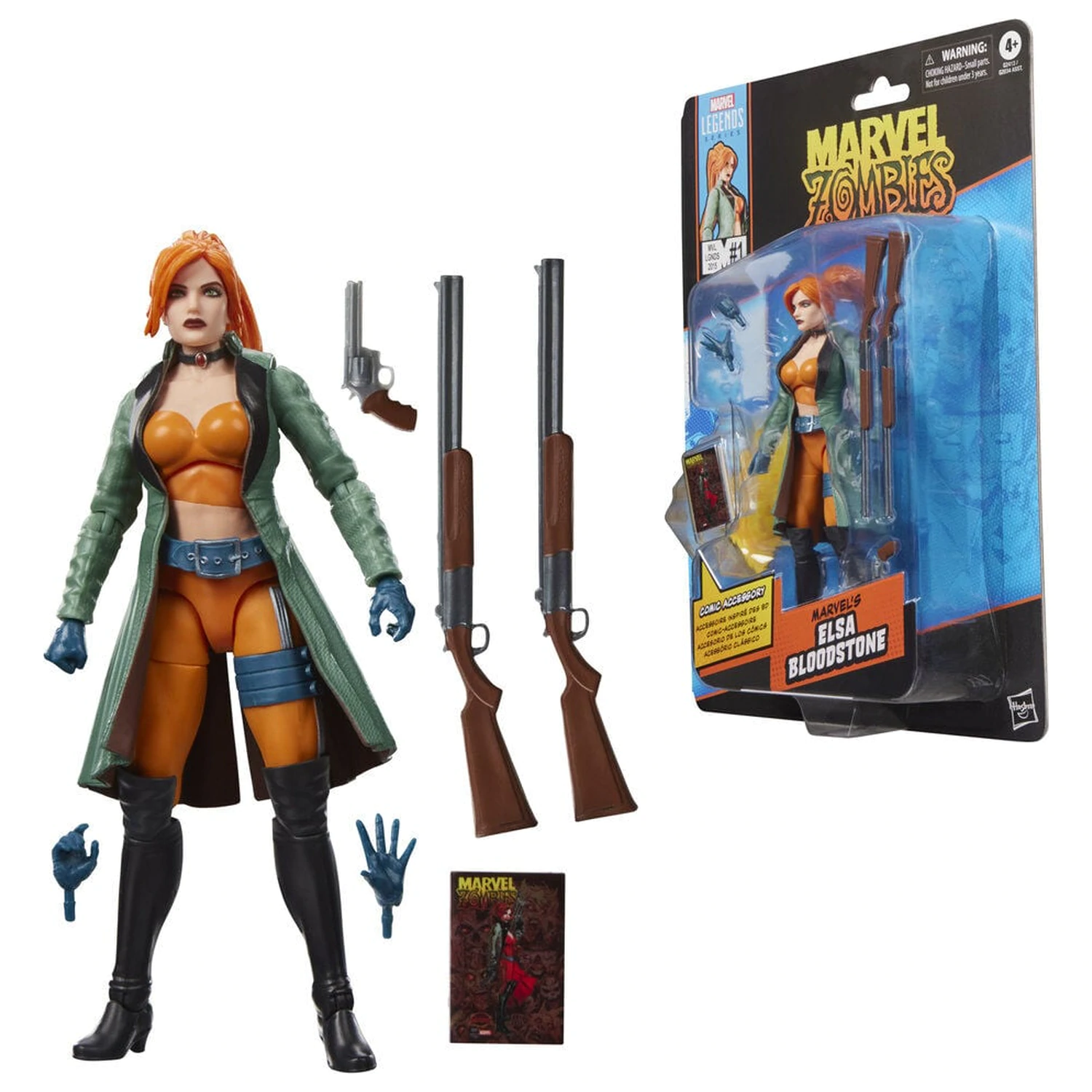 Marvel Legends Series Elsa Bloodstone Zombies figurka 15cm fotografii produktu