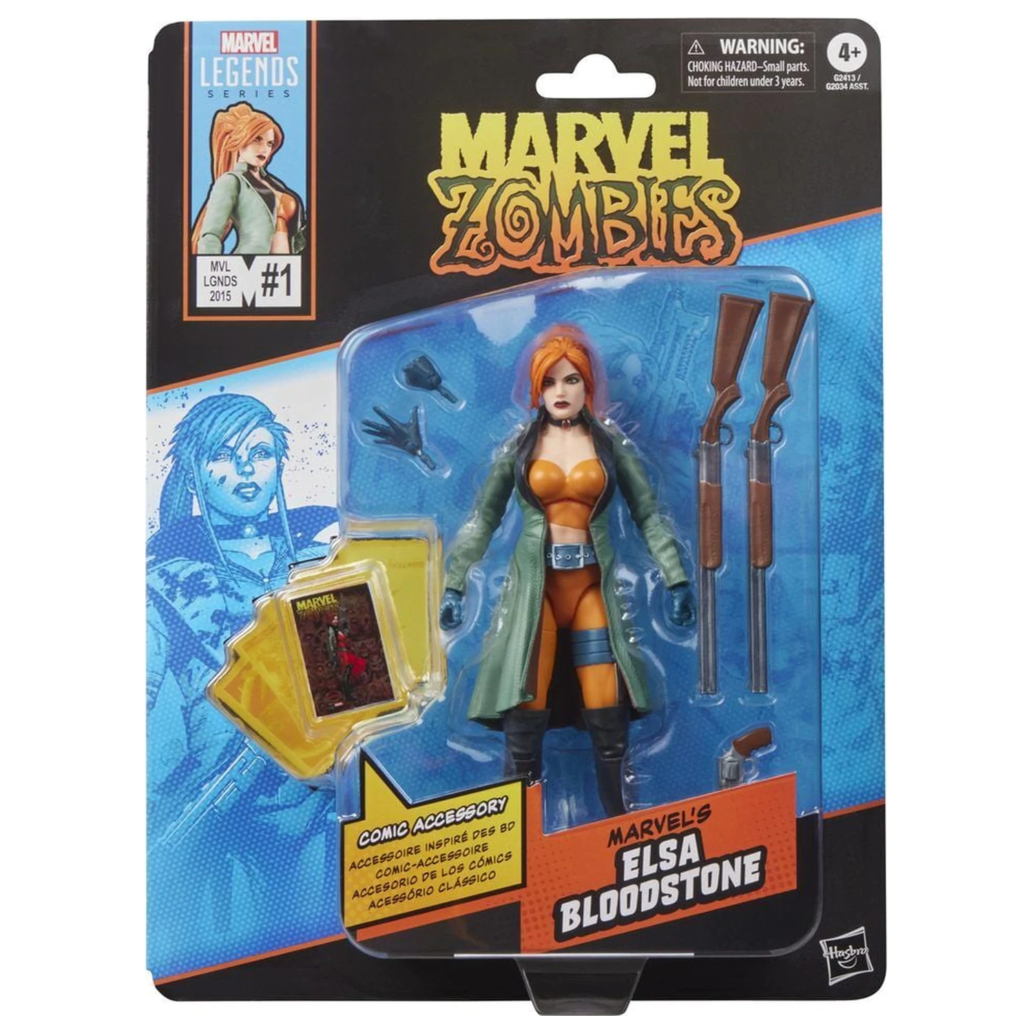 Marvel Legends Series Elsa Bloodstone Zombies figurka 15cm fotografii produktu