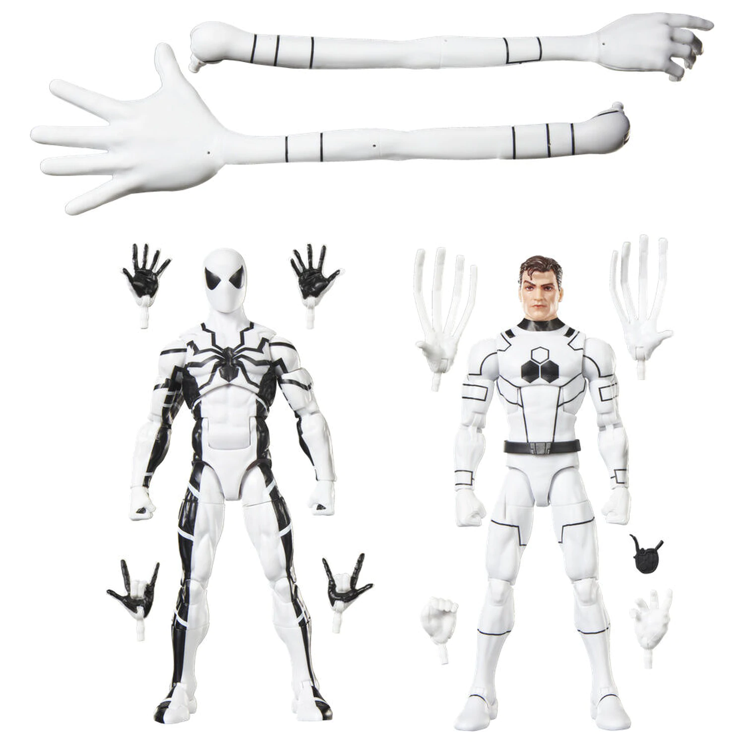 Marvel Legends Series Fantastic Four Mister Fantastic & Spiderman set 2 figurek 15cm fotografii produktu