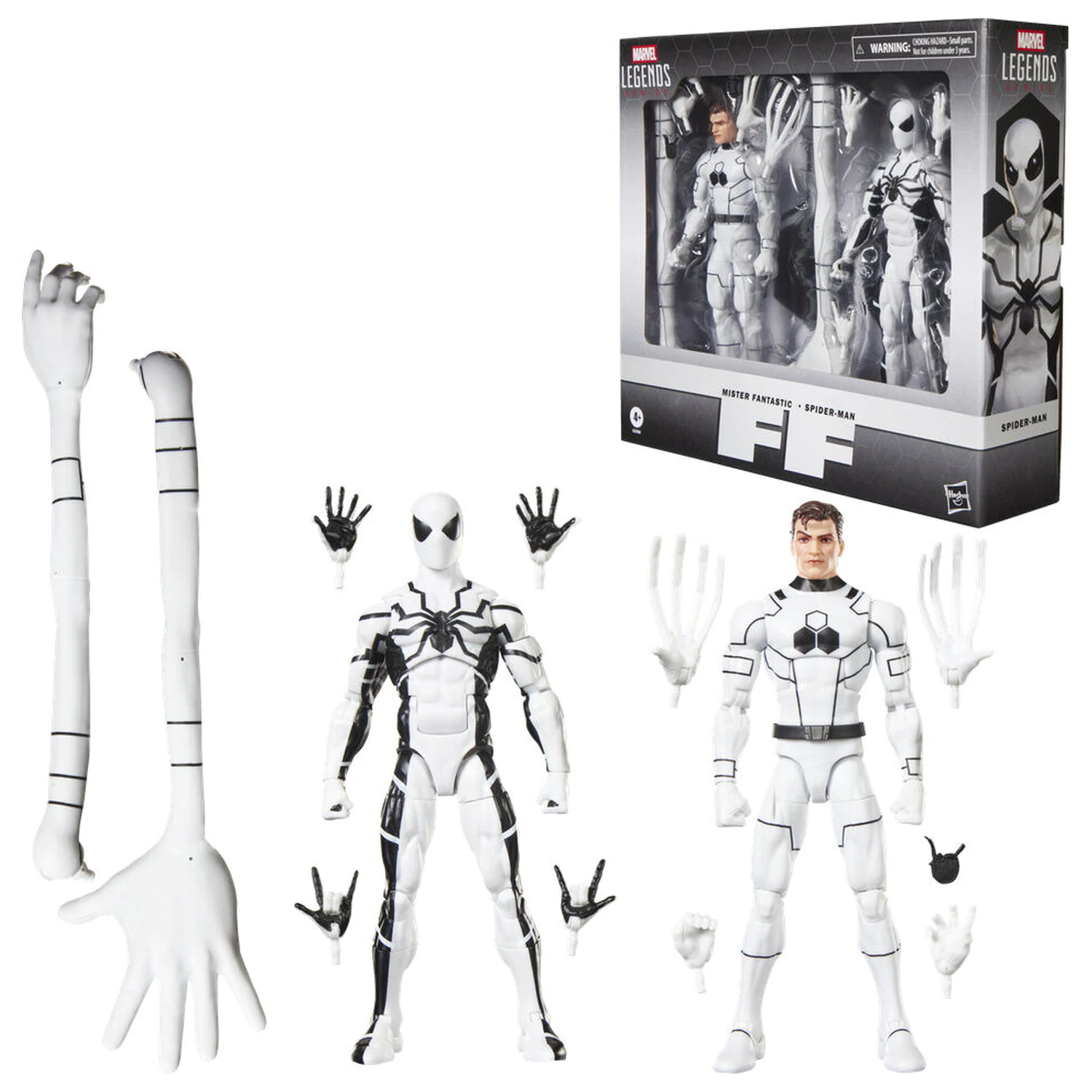 Marvel Legends Series Fantastic Four Mister Fantastic & Spiderman set 2 figurek 15cm fotografii produktu