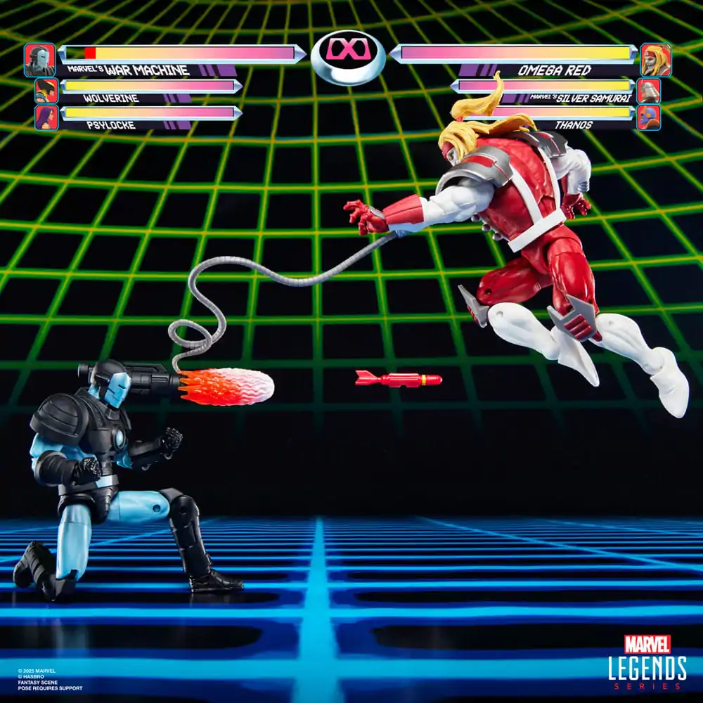 Marvel Legends Series Gamerverse Marvel's War Machine vs Marvel's Omega Red blistr 2 figurky 15cm fotografii produktu