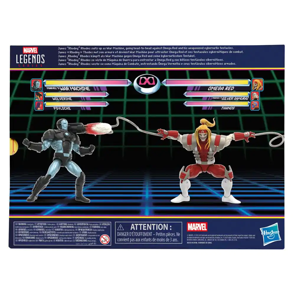 Marvel Legends Series Gamerverse Marvel's War Machine vs Marvel's Omega Red blistr 2 figurky 15cm fotografii produktu
