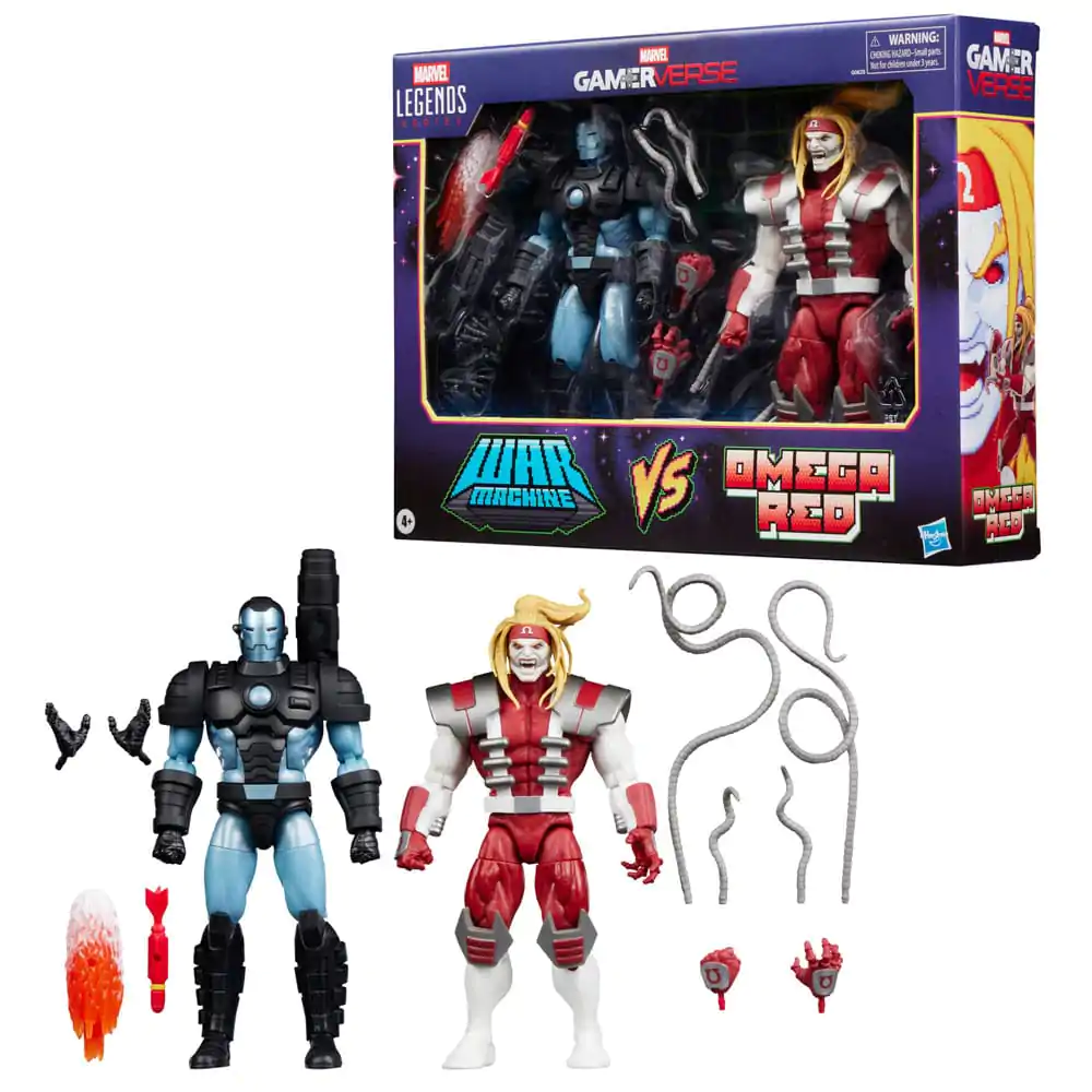 Marvel Legends Series Gamerverse Marvel's War Machine vs Marvel's Omega Red blistr 2 figurky 15cm fotografii produktu