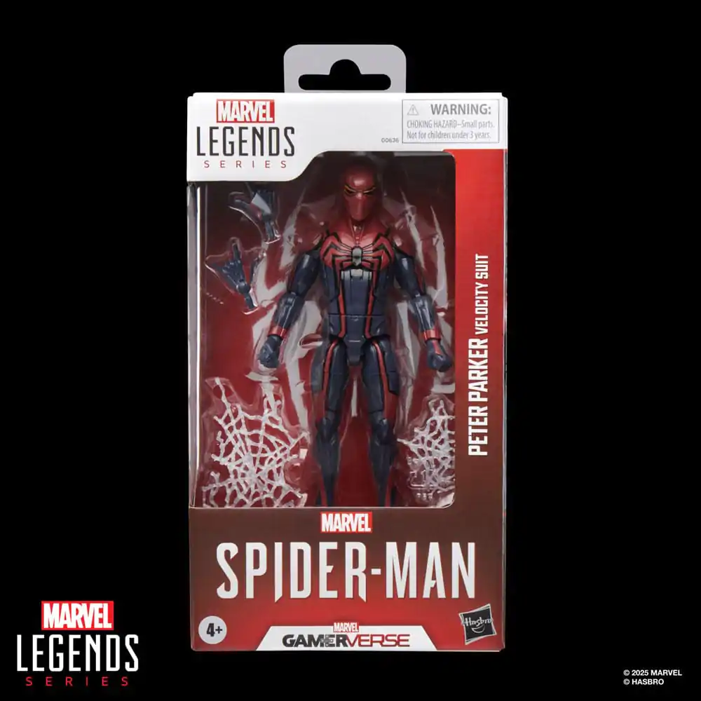 Marvel Legends Series Gamerverse Spider-Man Velocity Suit Peter Parker figurka 15cm fotografii produktu