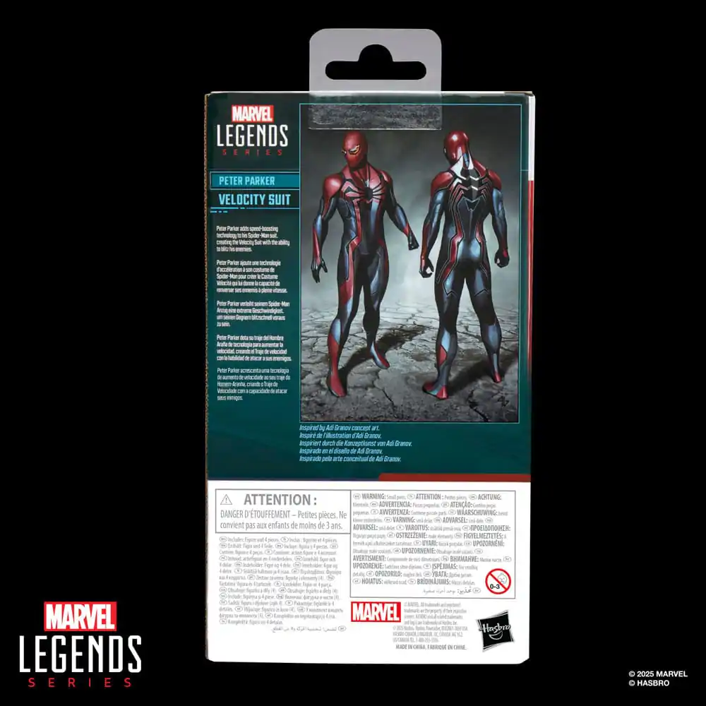Marvel Legends Series Gamerverse Spider-Man Velocity Suit Peter Parker figurka 15cm fotografii produktu