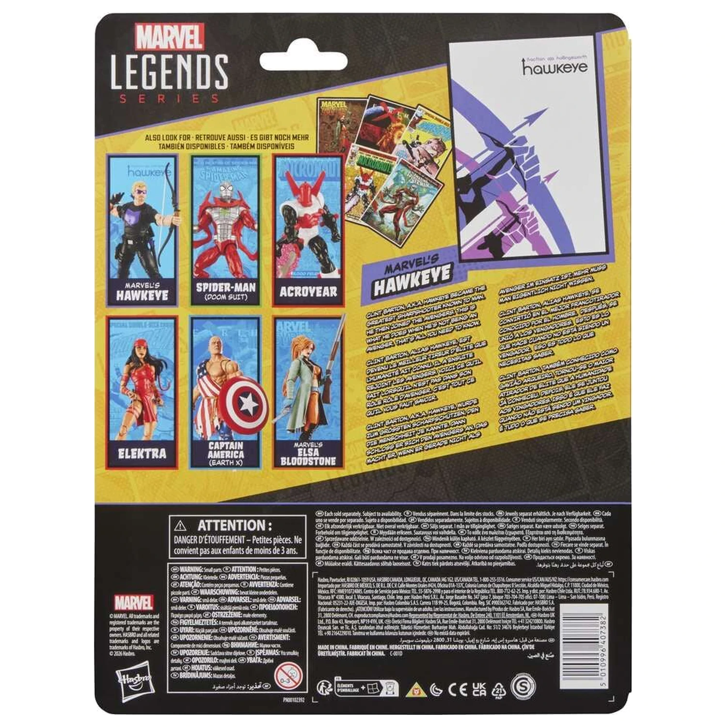 Marvel Legends Series figurka Hawkeye 15cm fotografii produktu