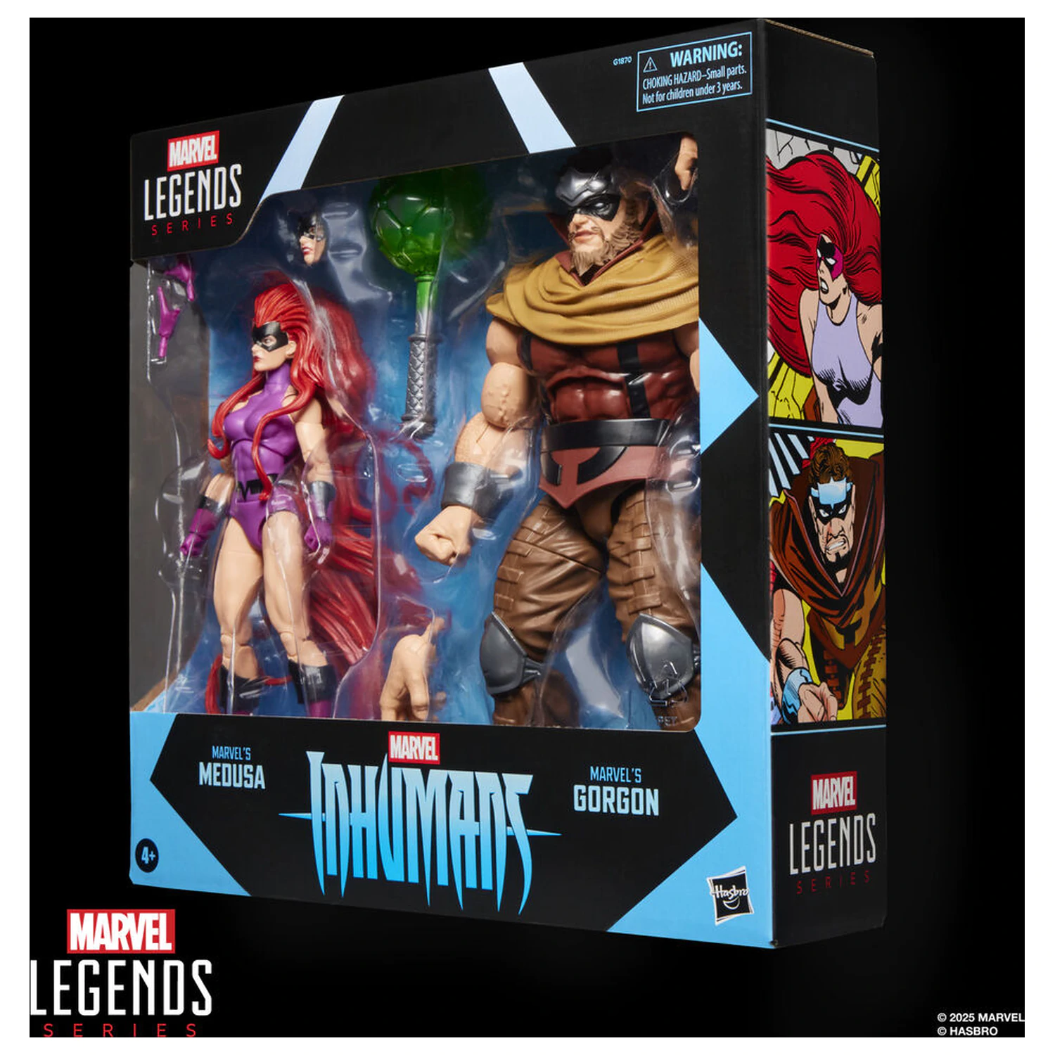 Marvel Legends Series Inhumans Medusa & Gorgon balení 2 figurek fotografii produktu