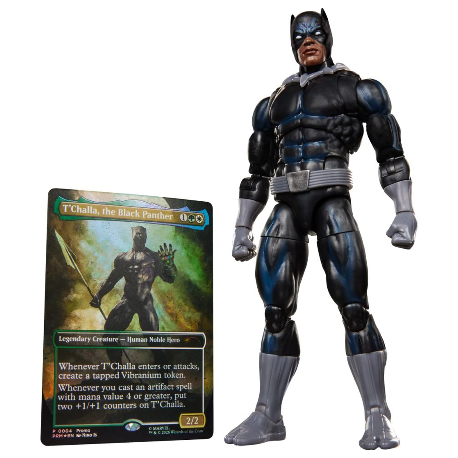 Marvel Legends Series Magic The Gathering Black Panther figurka 15cm fotografii produktu