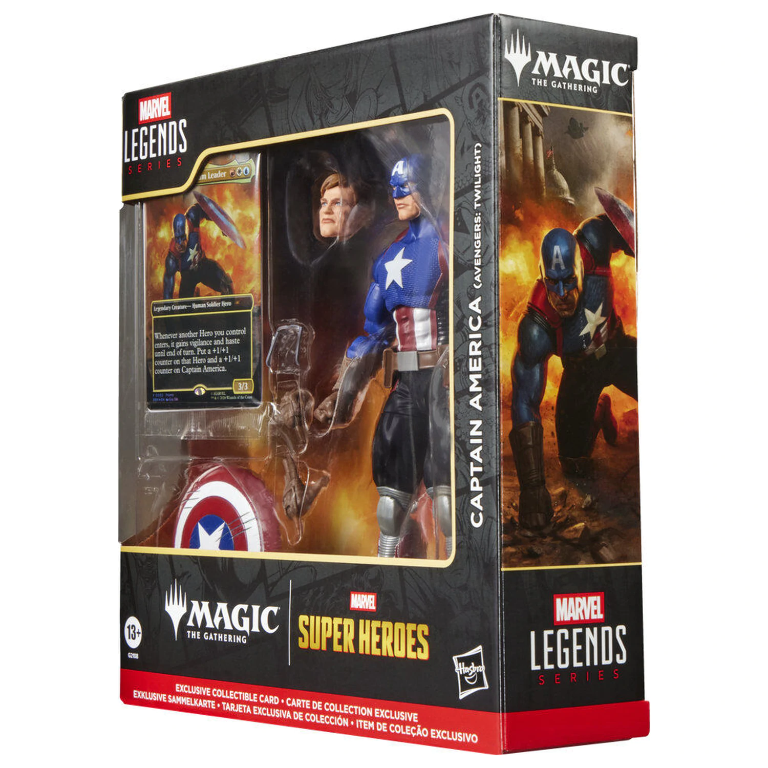 Marvel Legends Series Magic The Gathering Captain America Avengers Twilight figurka 15cm fotografii produktu