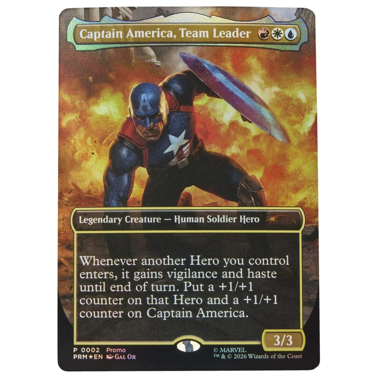 Marvel Legends Series Magic The Gathering Captain America Avengers Twilight figurka 15cm fotografii produktu