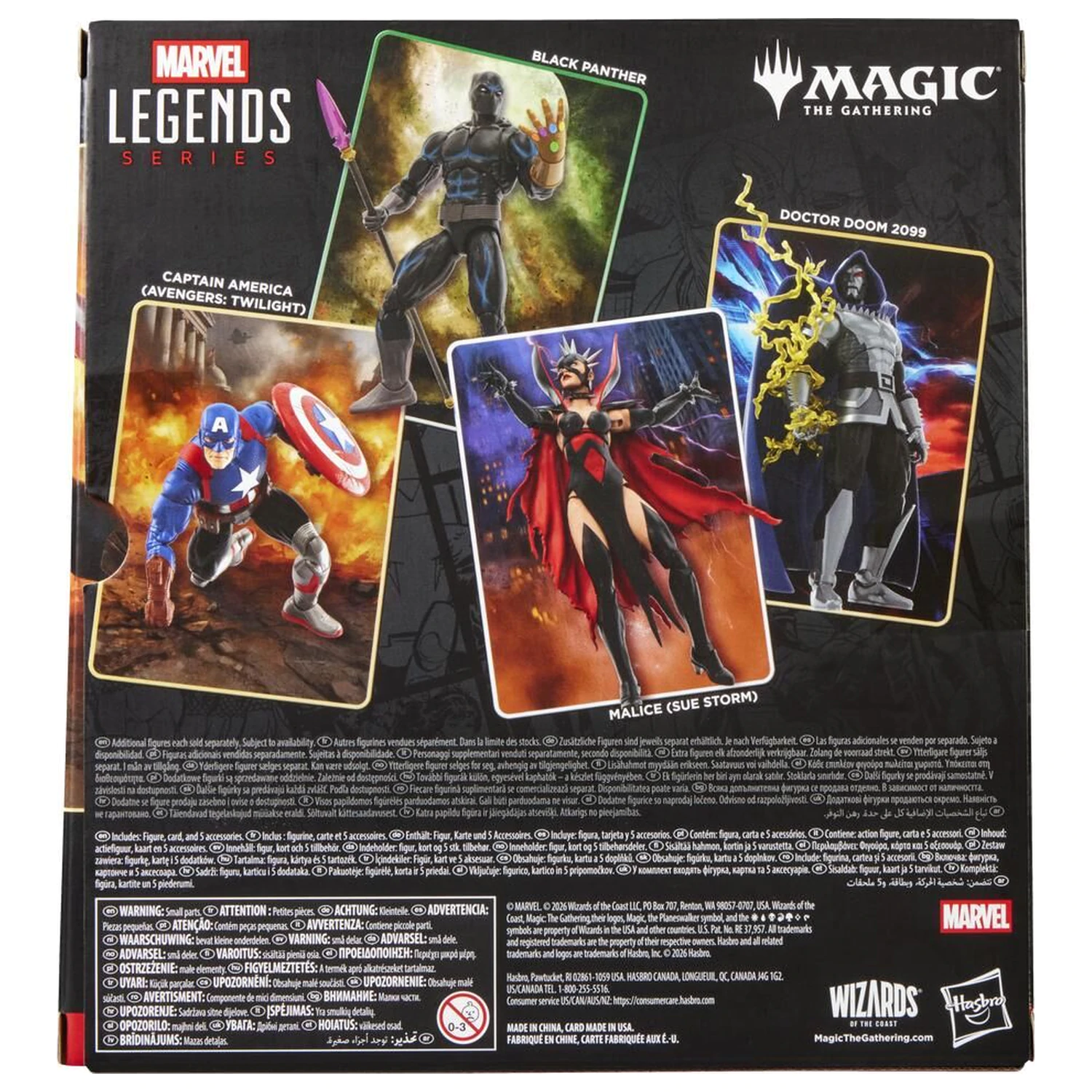 Marvel Legends Series Magic The Gathering Captain America Avengers Twilight figurka 15cm fotografii produktu