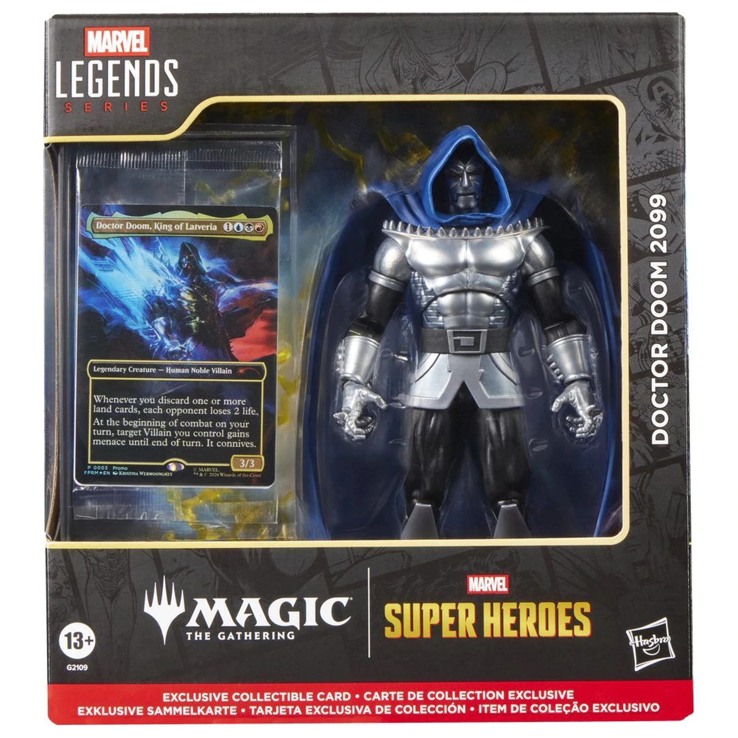 Marvel Legends Series Magic The Gathering Doctor Doom 2099 figurka 15cm fotografii produktu