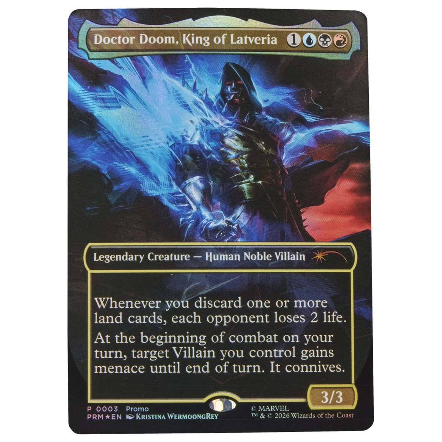 Marvel Legends Series Magic The Gathering Doctor Doom 2099 figurka 15cm fotografii produktu