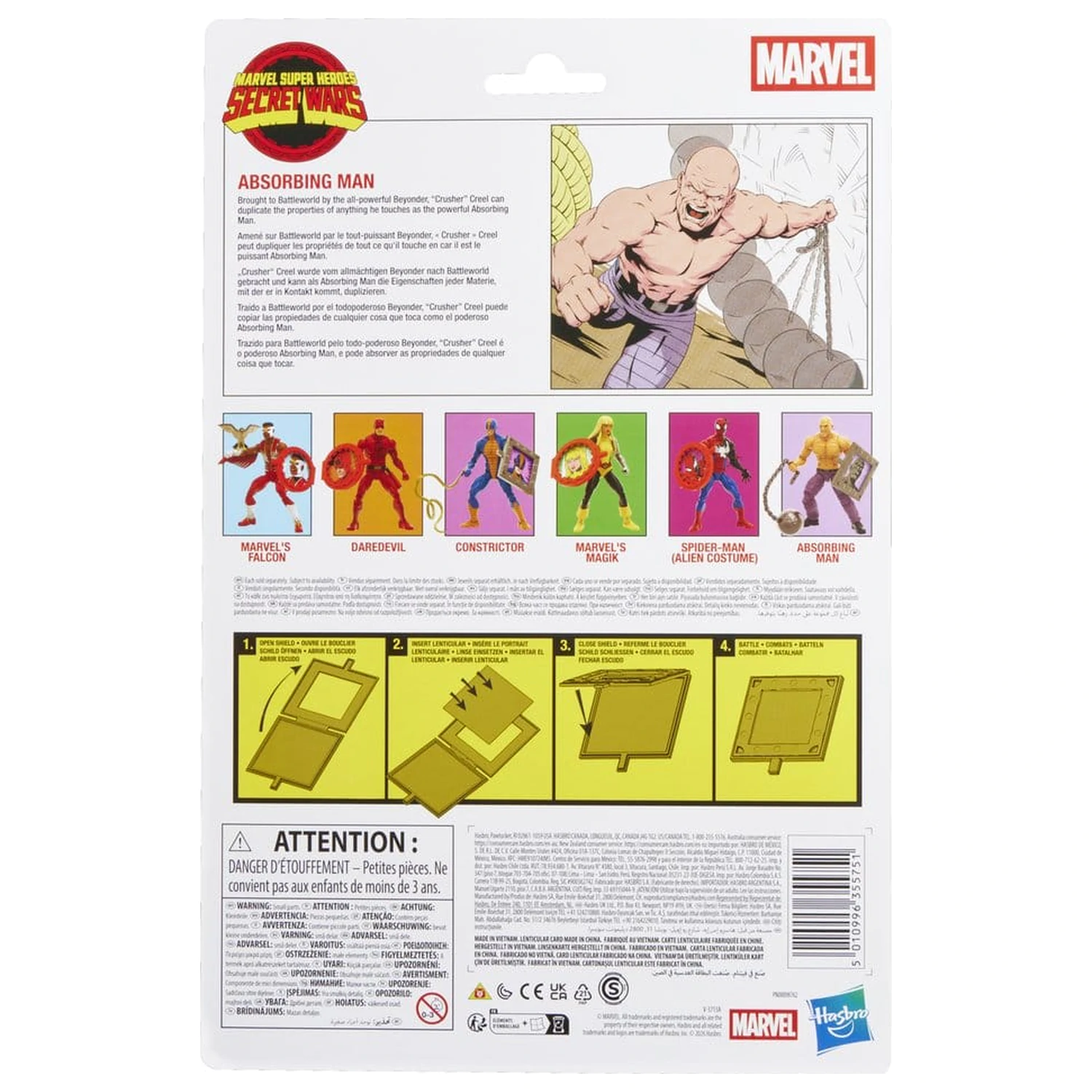 Marvel Legends Series Secret Wars Absorbing figurka 15cm fotografii produktu