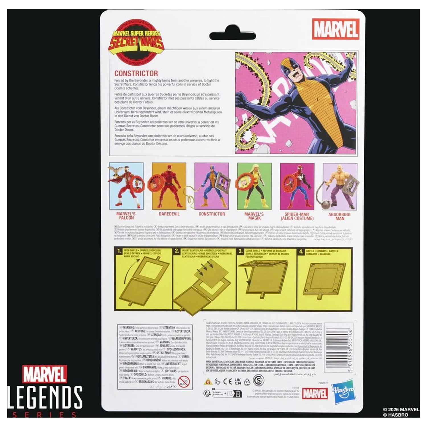 Marvel Legends Series Secret Wars figurka Constrictor 15cm fotografii produktu