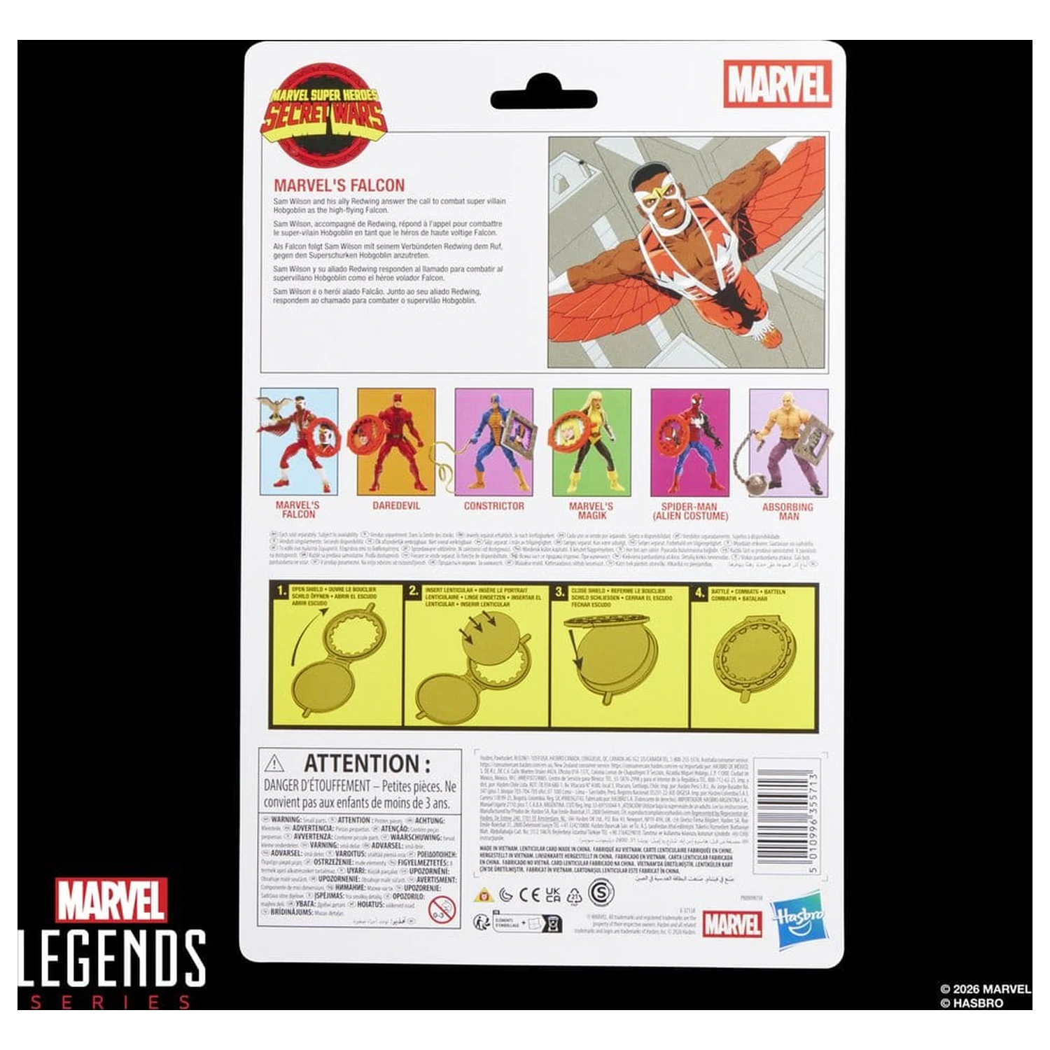 Marvel Legends Series Secret Wars Marvel's Falcon figurka 15cm fotografii produktu