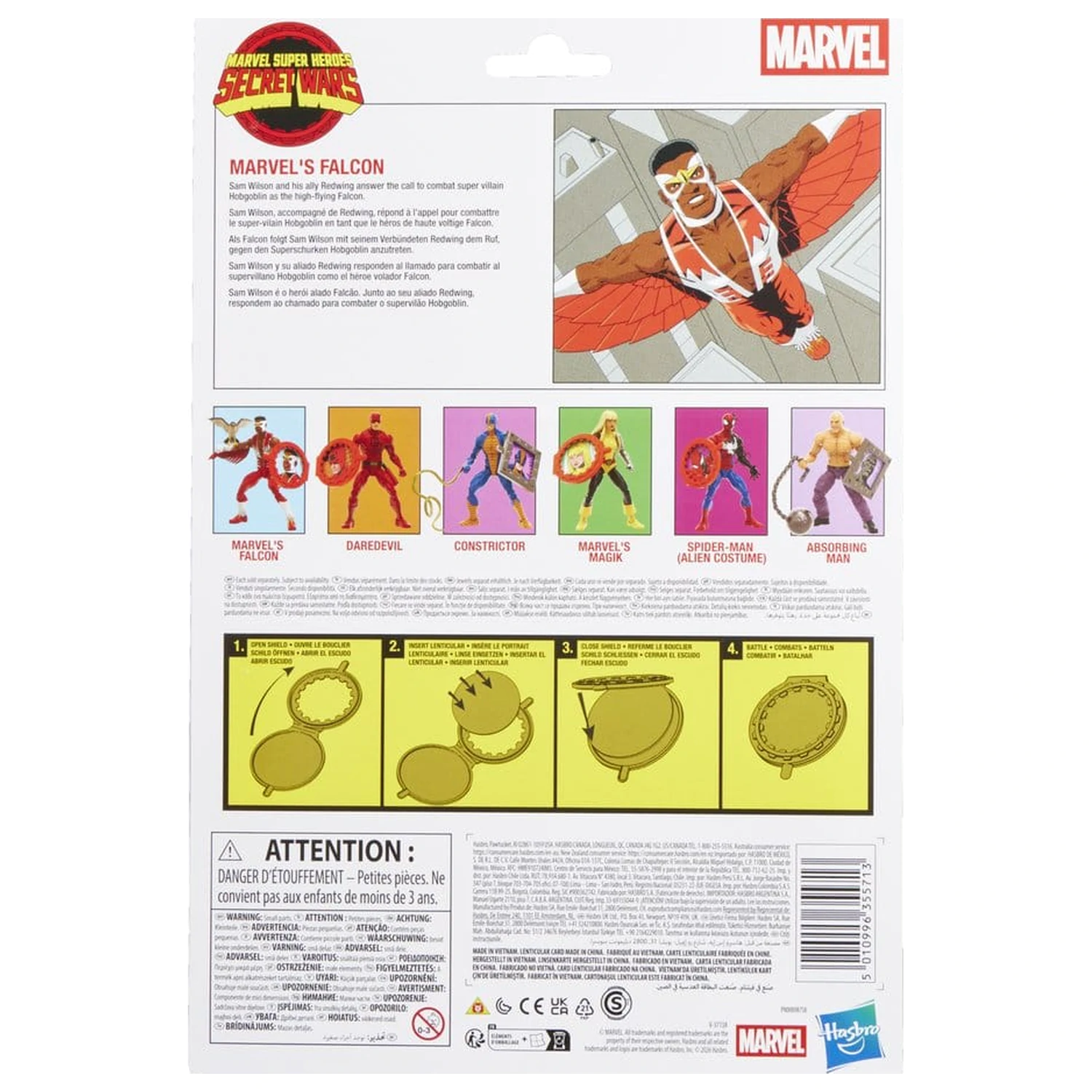 Marvel Legends Series Secret Wars Marvel's Falcon figurka 15cm fotografii produktu