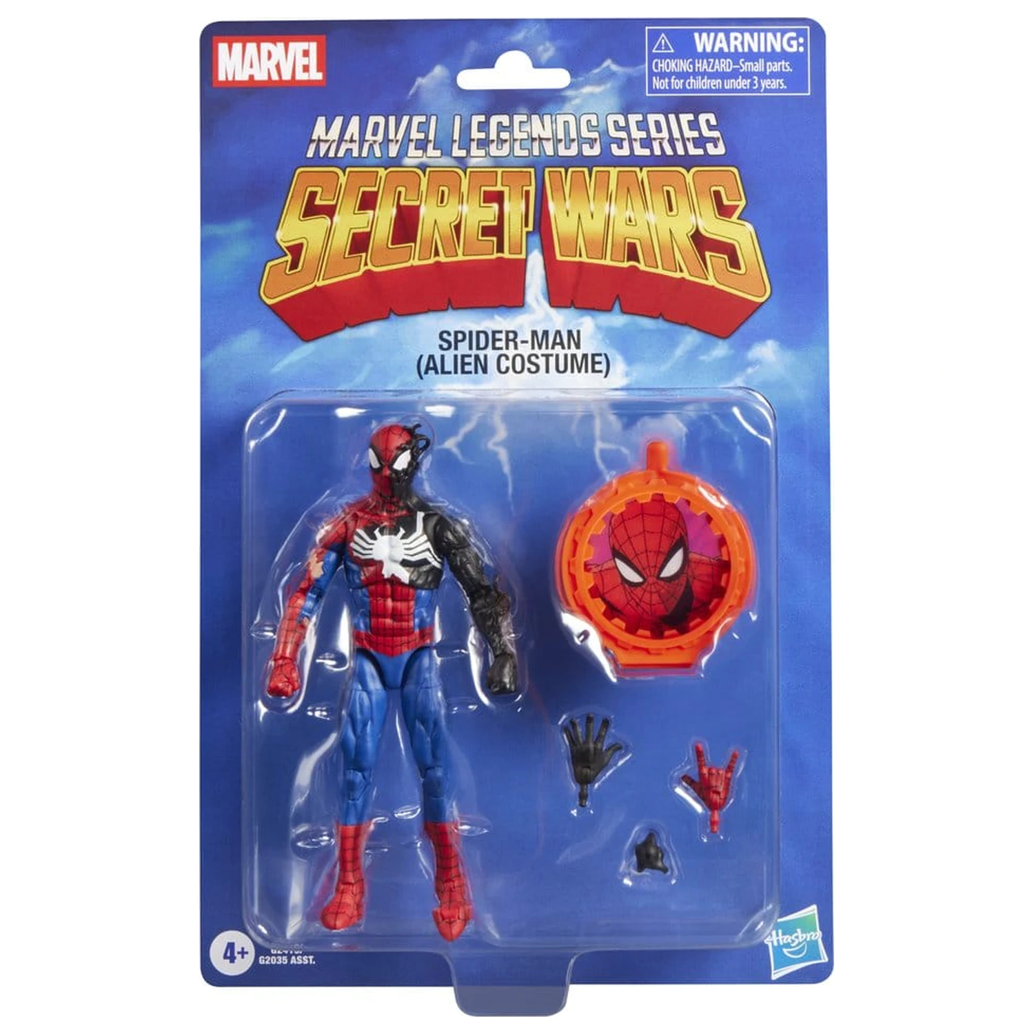 Marvel Legends Series Secret Wars Spiderman Alien Costume figurka 15cm fotografii produktu