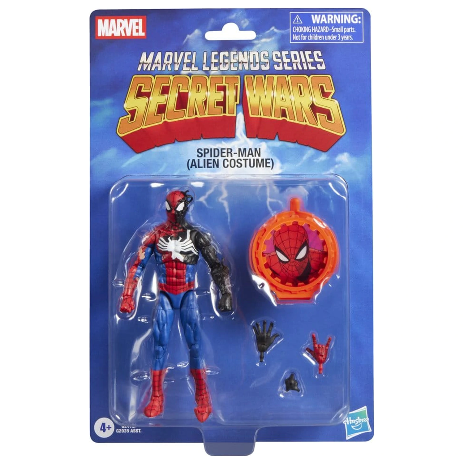 Marvel Legends Series Secret Wars Spiderman Alien Costume figurka 15cm fotografii produktu