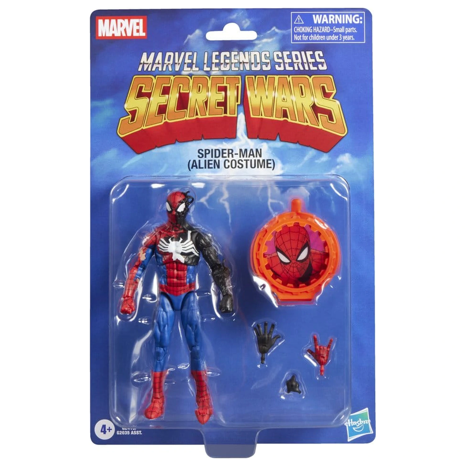 Marvel Legends Series Secret Wars Spiderman Alien Costume figurka 15cm fotografii produktu