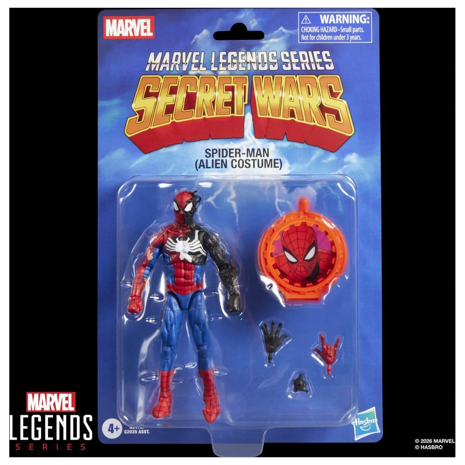 Marvel Legends Series Secret Wars Spiderman Alien Costume figurka 15cm fotografii produktu