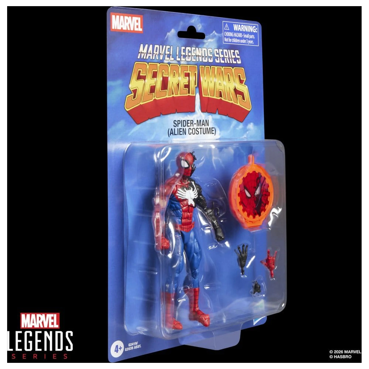 Marvel Legends Series Secret Wars Spiderman Alien Costume figurka 15cm fotografii produktu
