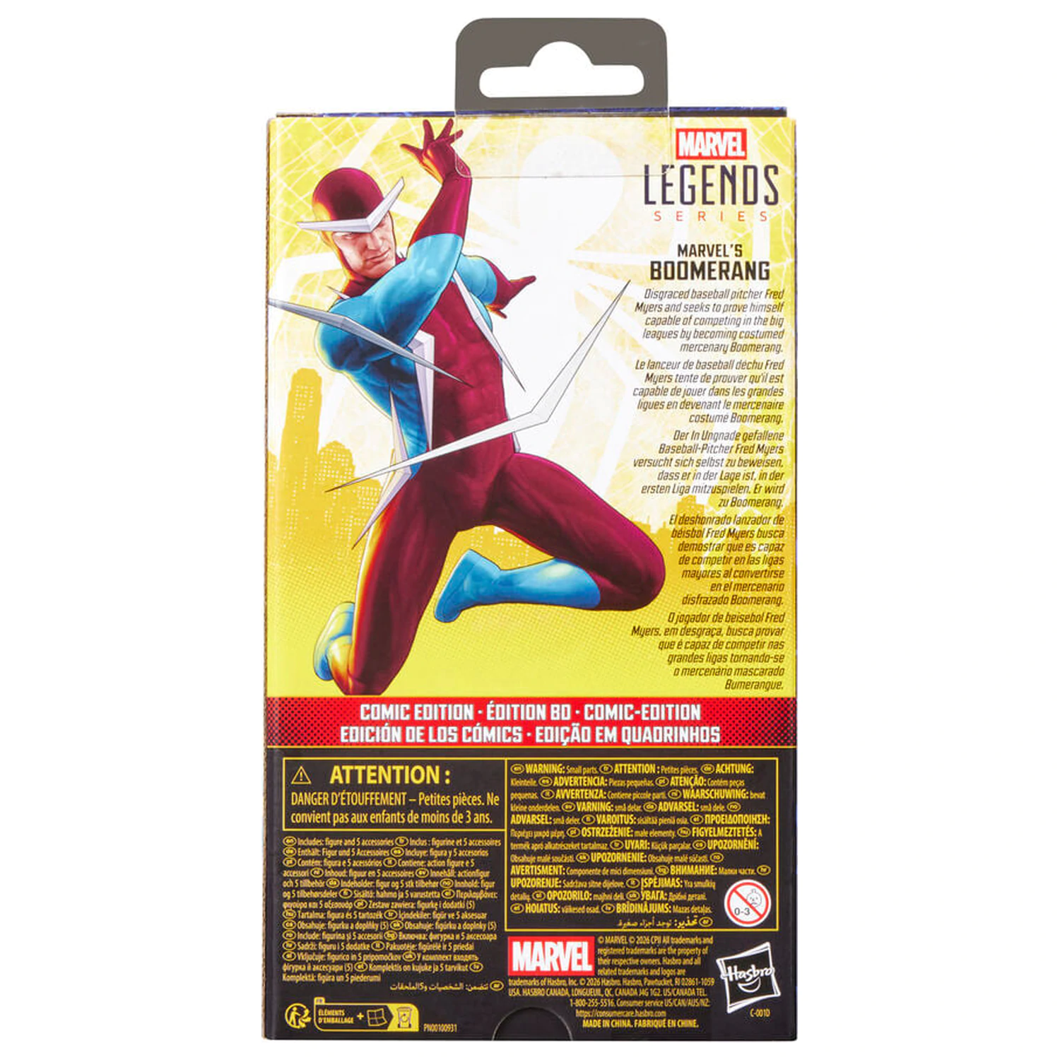 Marvel Legends Series Spider-Man Brand New Day Marvel's Boomerang figurka 15 cm fotografii produktu