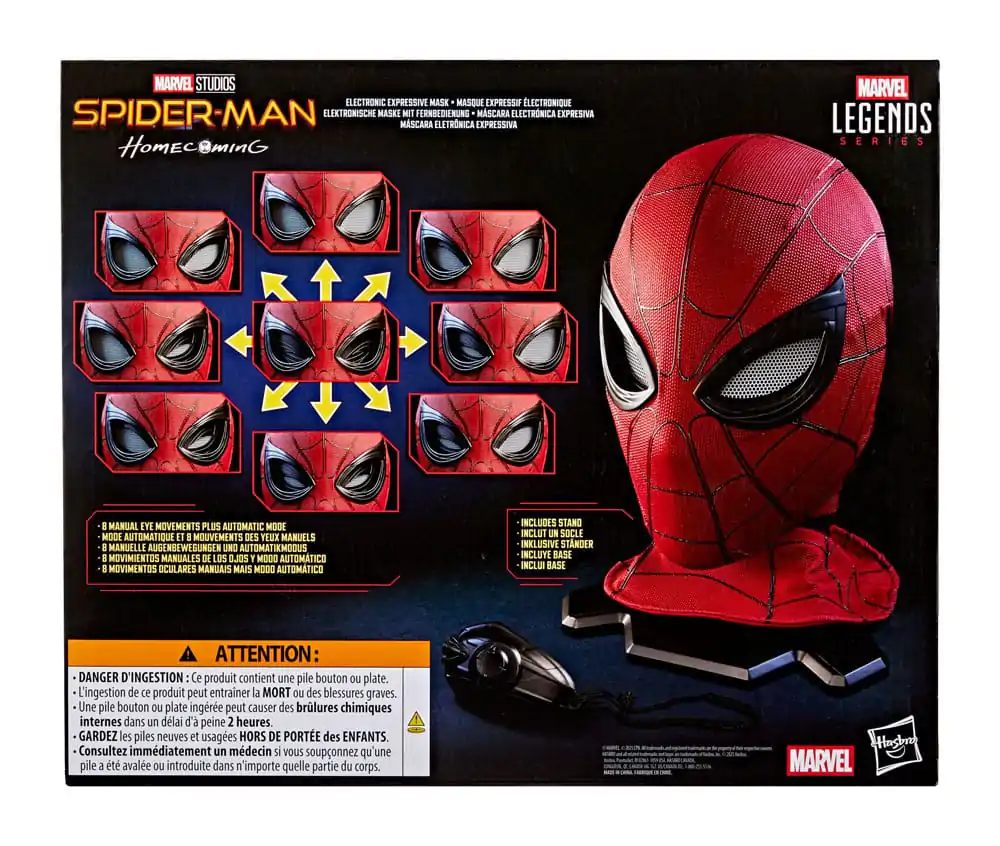 Marvel Legends Series Spider-Man: Homecoming elektronická maska fotografii produktu