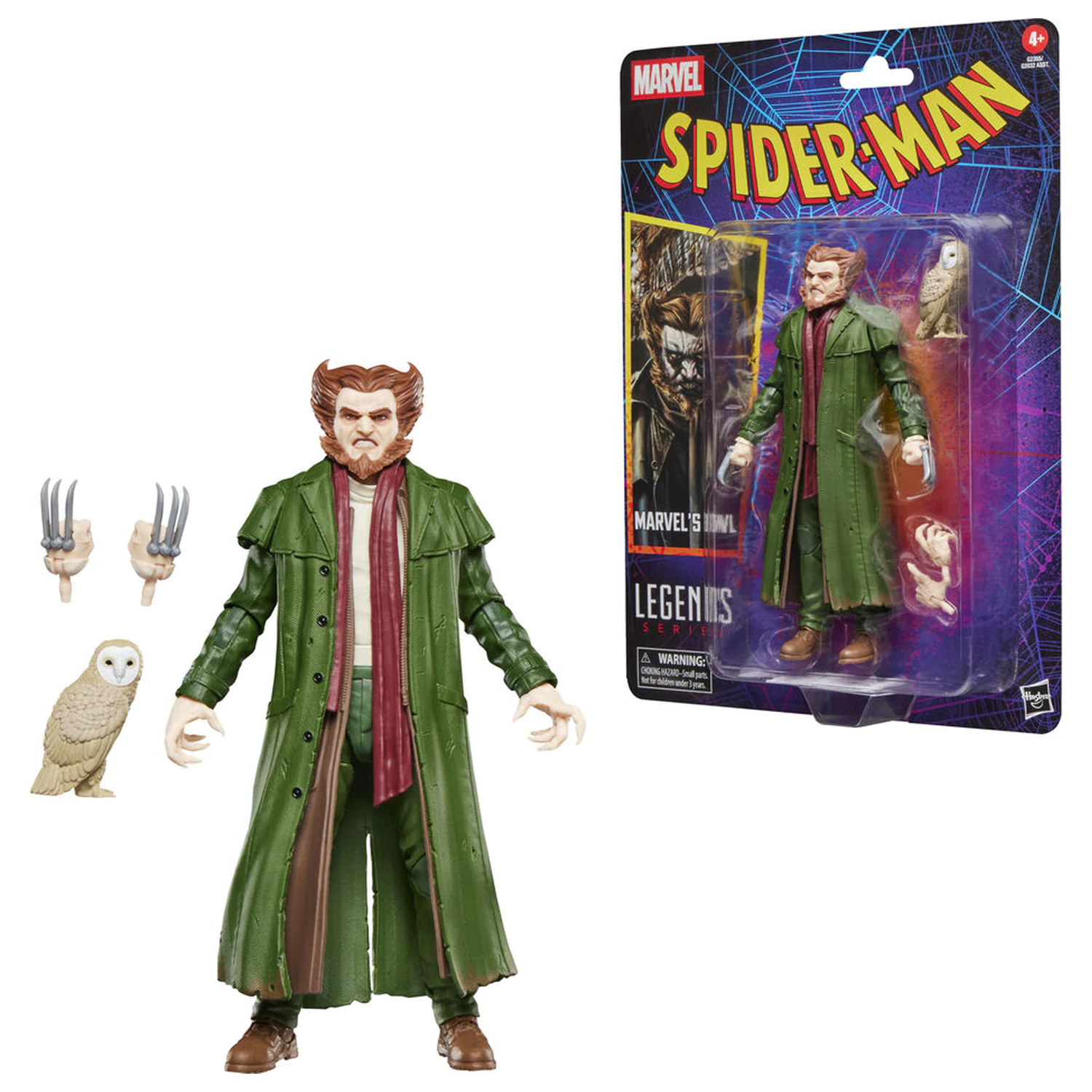 Marvel Legends Series Spider-Man Owl figurka 15cm fotografii produktu