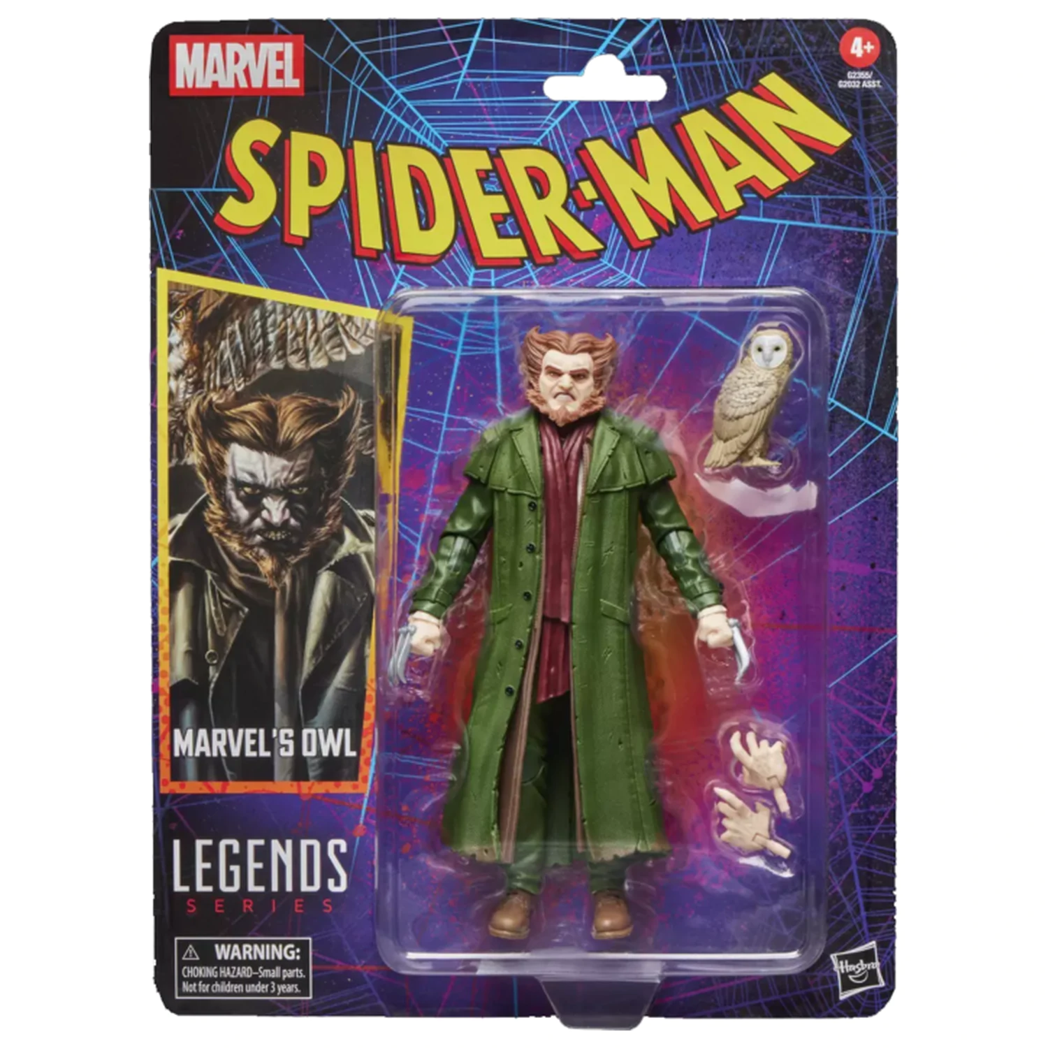 Marvel Legends Series Spider-Man Owl figurka 15cm fotografii produktu