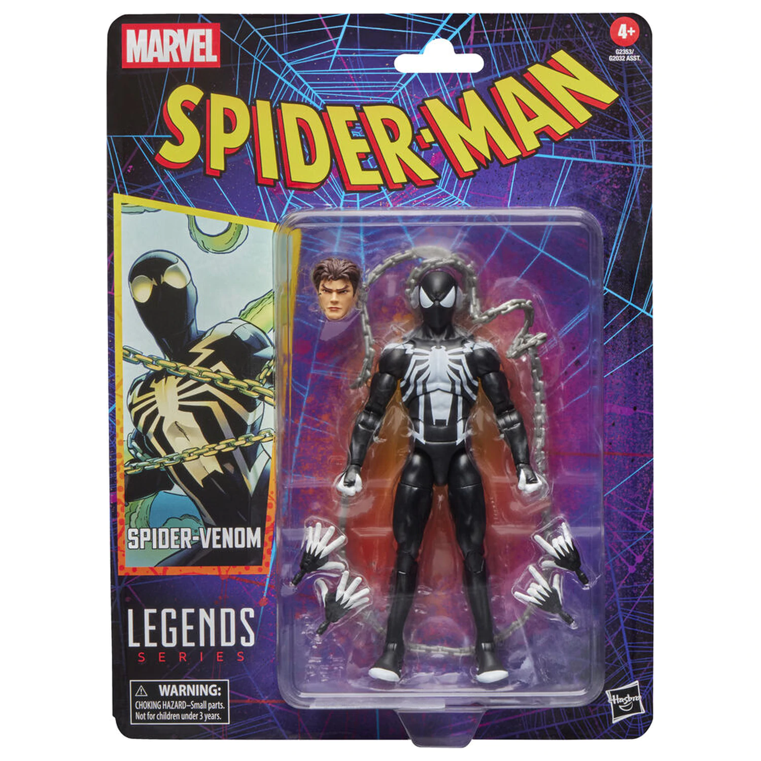 Marvel Legends Series Spider-Man Spider-Venom figurka 15cm fotografii produktu