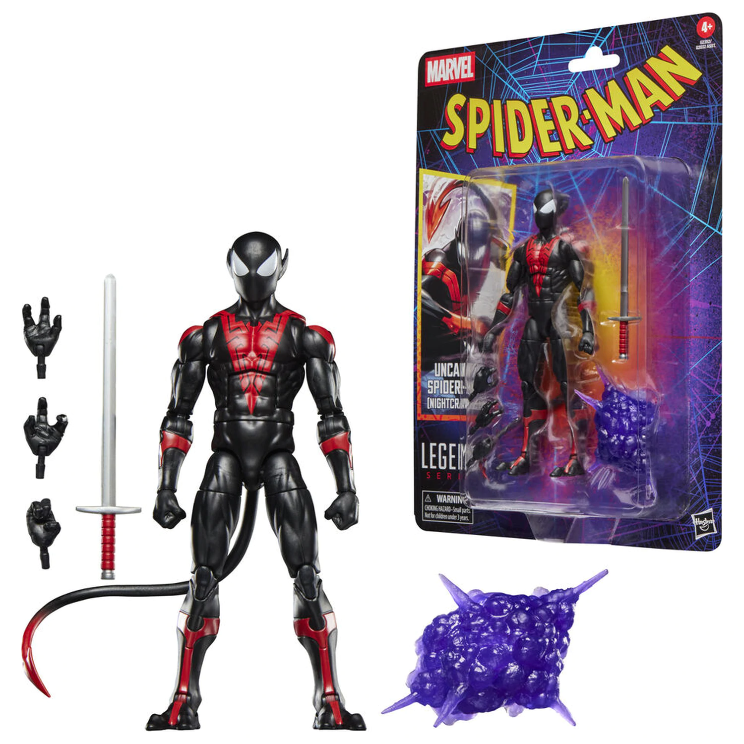Marvel Legends Series Spider-Man Uncanny Spider-Man Nightcrawler figurka 15cm fotografii produktu