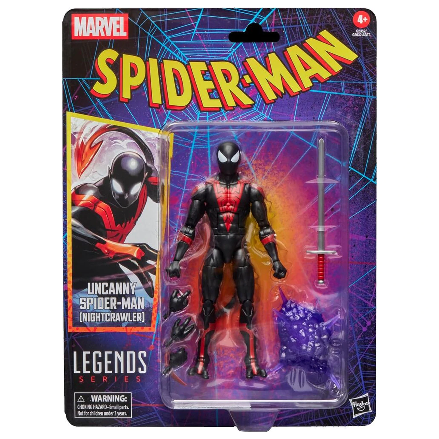 Marvel Legends Series Spider-Man Uncanny Spider-Man Nightcrawler figurka 15cm fotografii produktu