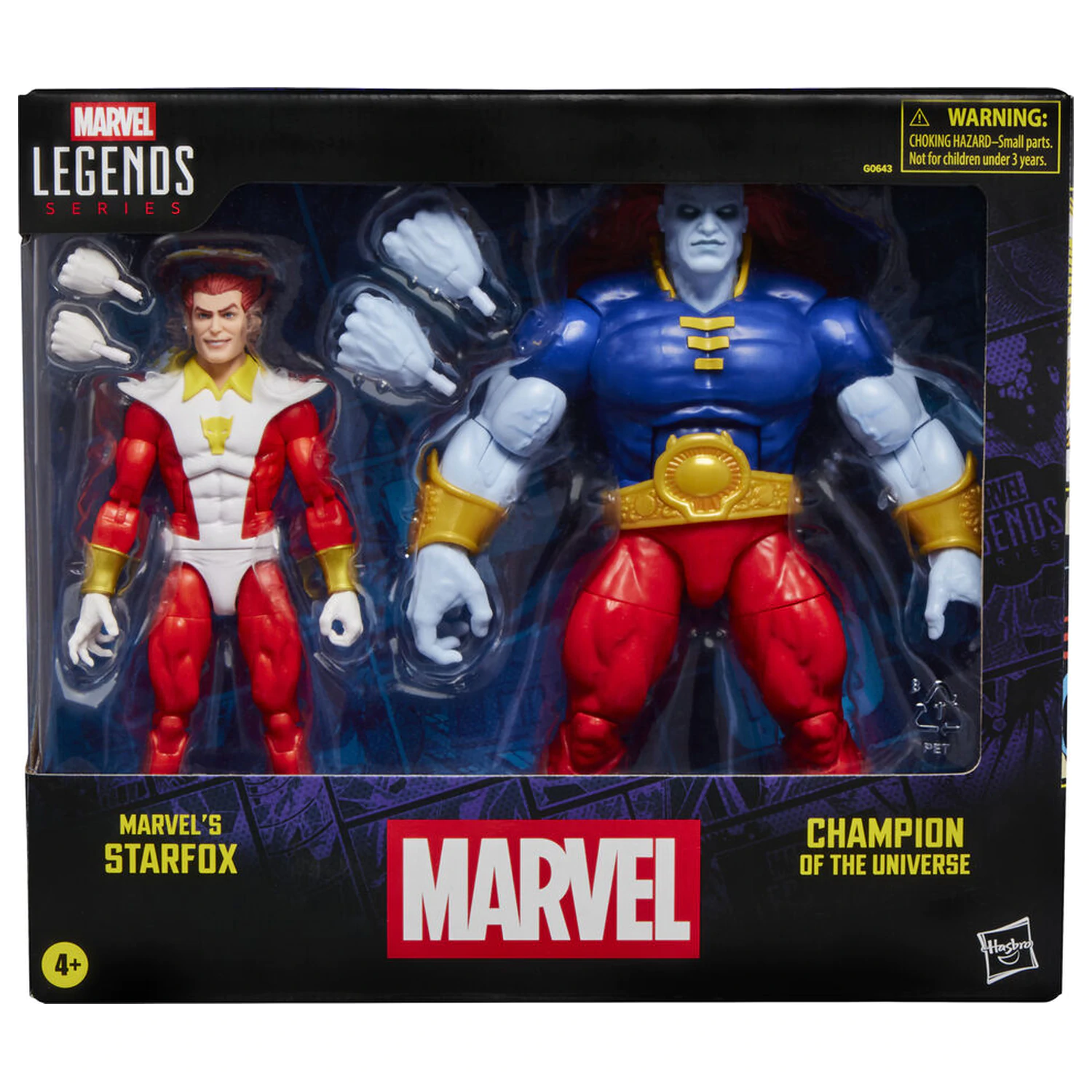 Marvel Legends Series Starfox & Champion of the Universe balení 2 figurek 15cm fotografii produktu