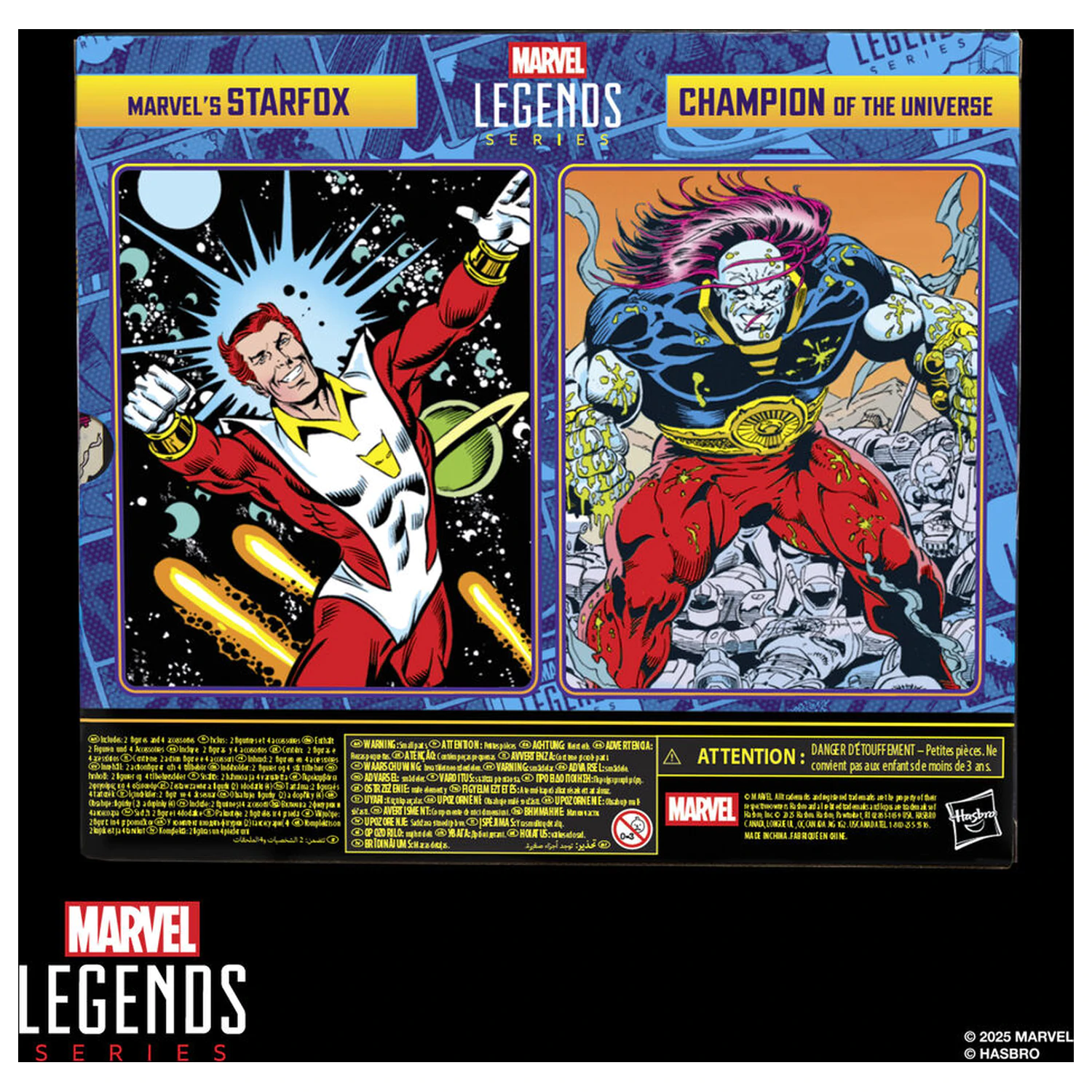 Marvel Legends Series Starfox & Champion of the Universe balení 2 figurek 15cm fotografii produktu