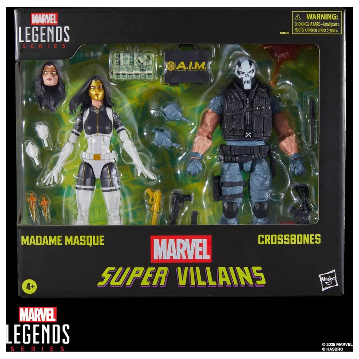 Marvel Legends Series Super Villains Madame Masque & Crossbones balení 2 figurek 15 cm fotografii produktu