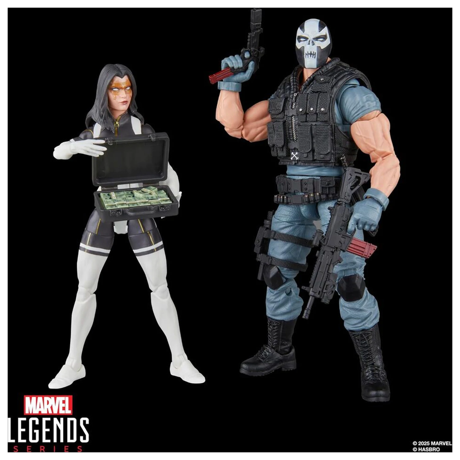Marvel Legends Series Super Villains Madame Masque & Crossbones balení 2 figurek 15 cm fotografii produktu