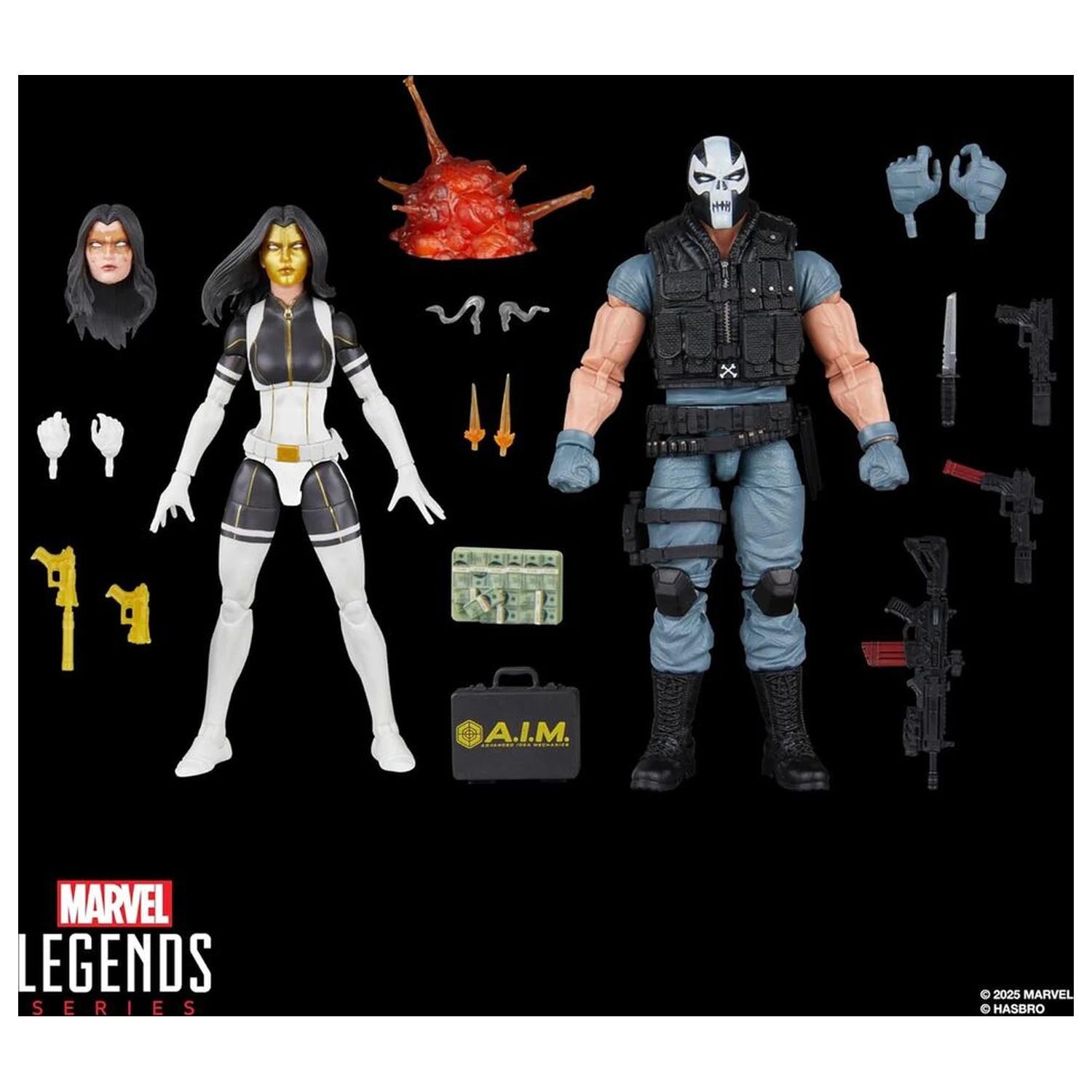 Marvel Legends Series Super Villains Madame Masque & Crossbones balení 2 figurek 15 cm fotografii produktu