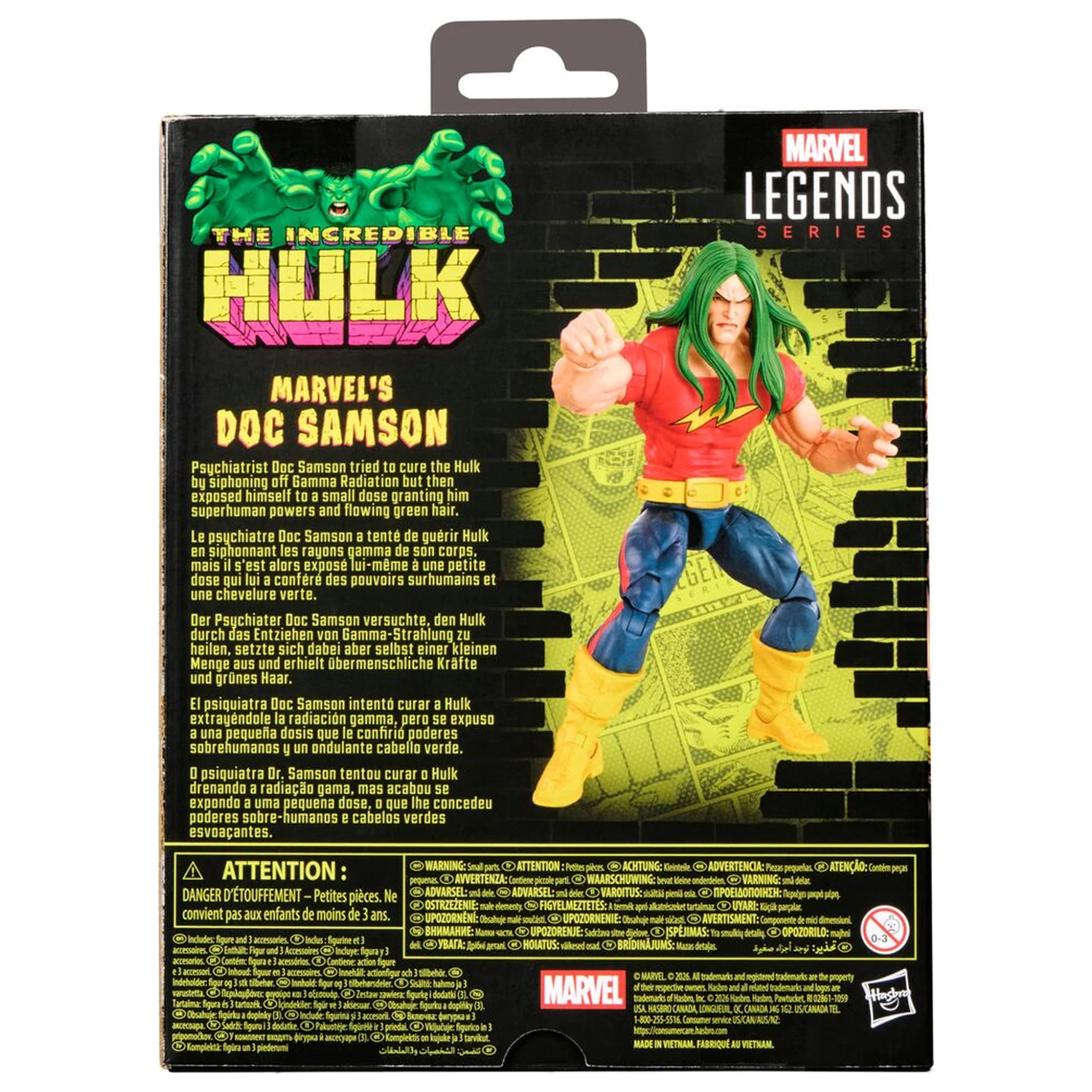 Marvel Legends Series The Incredible Hulk Marvels DOC Samson figurka 15cm fotografii produktu
