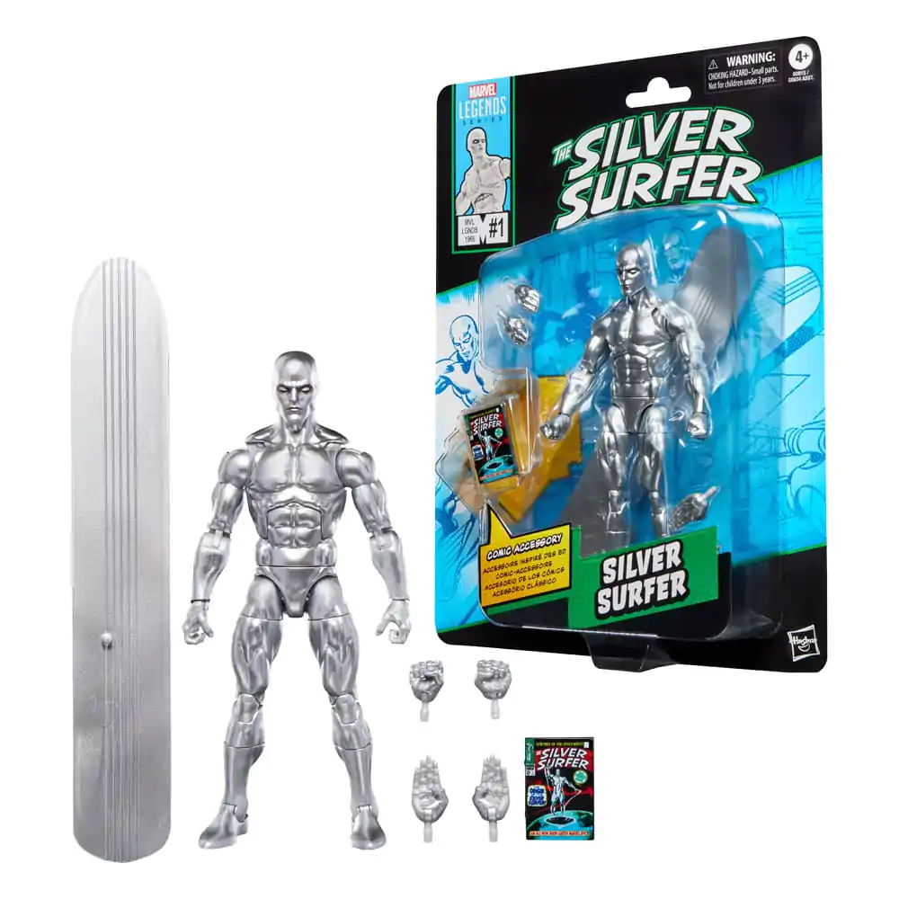Marvel Legends Series The Silver Surfer - figurka Silver Surfer 15 cm fotografii produktu